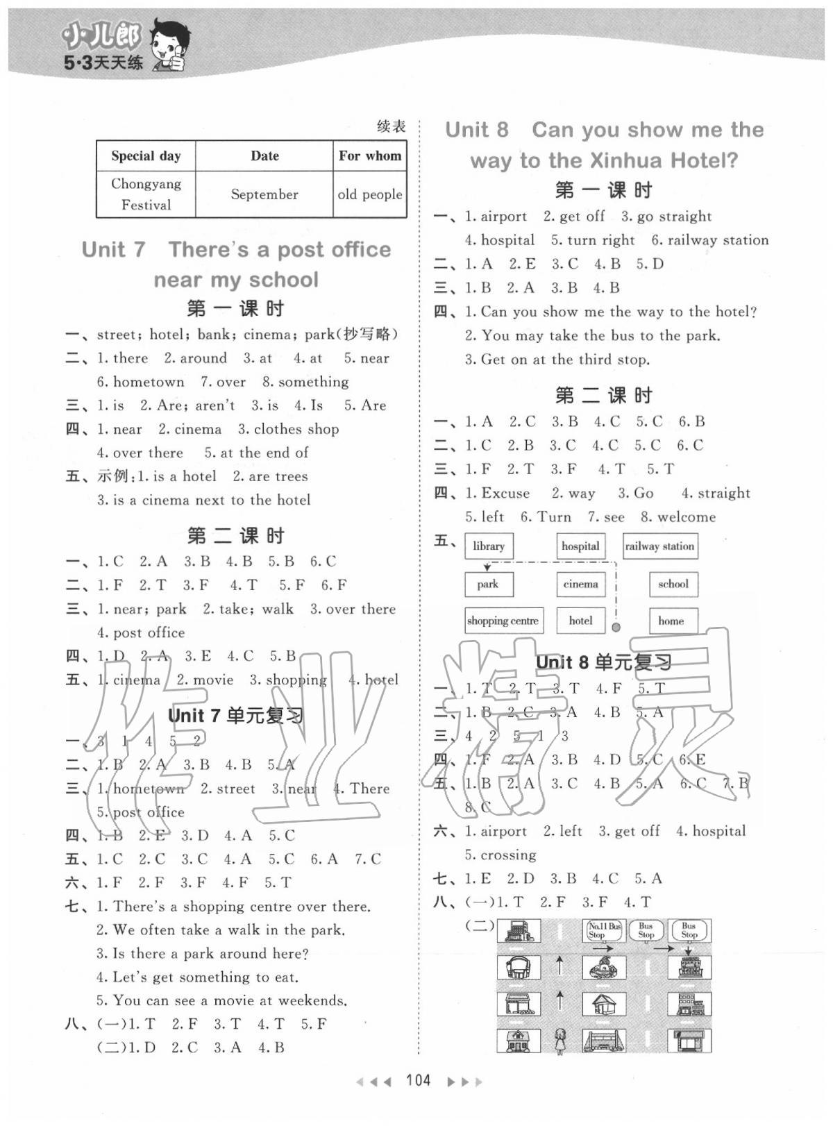 2020年53天天練五年級英語下冊湘少版 第4頁