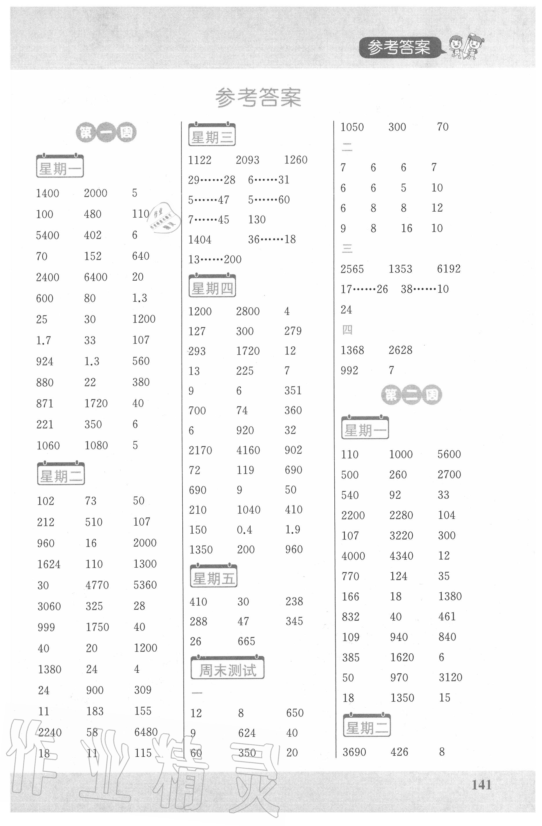 2020年小學(xué)數(shù)學(xué)計(jì)算超人四年級(jí)數(shù)學(xué)下冊(cè)蘇教版 第3頁(yè)