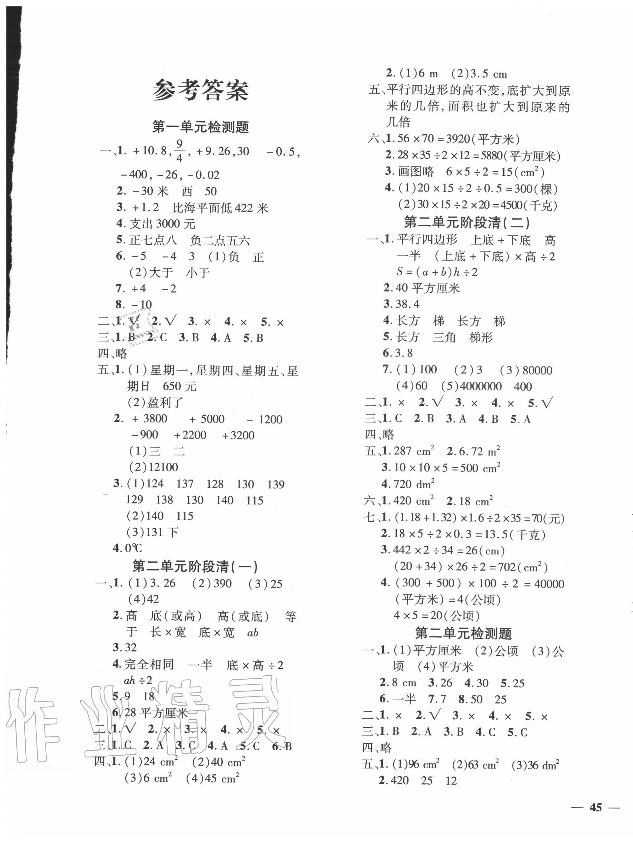 2020年教育世家狀元卷五年級(jí)數(shù)學(xué)上冊(cè)蘇教版 第1頁(yè)