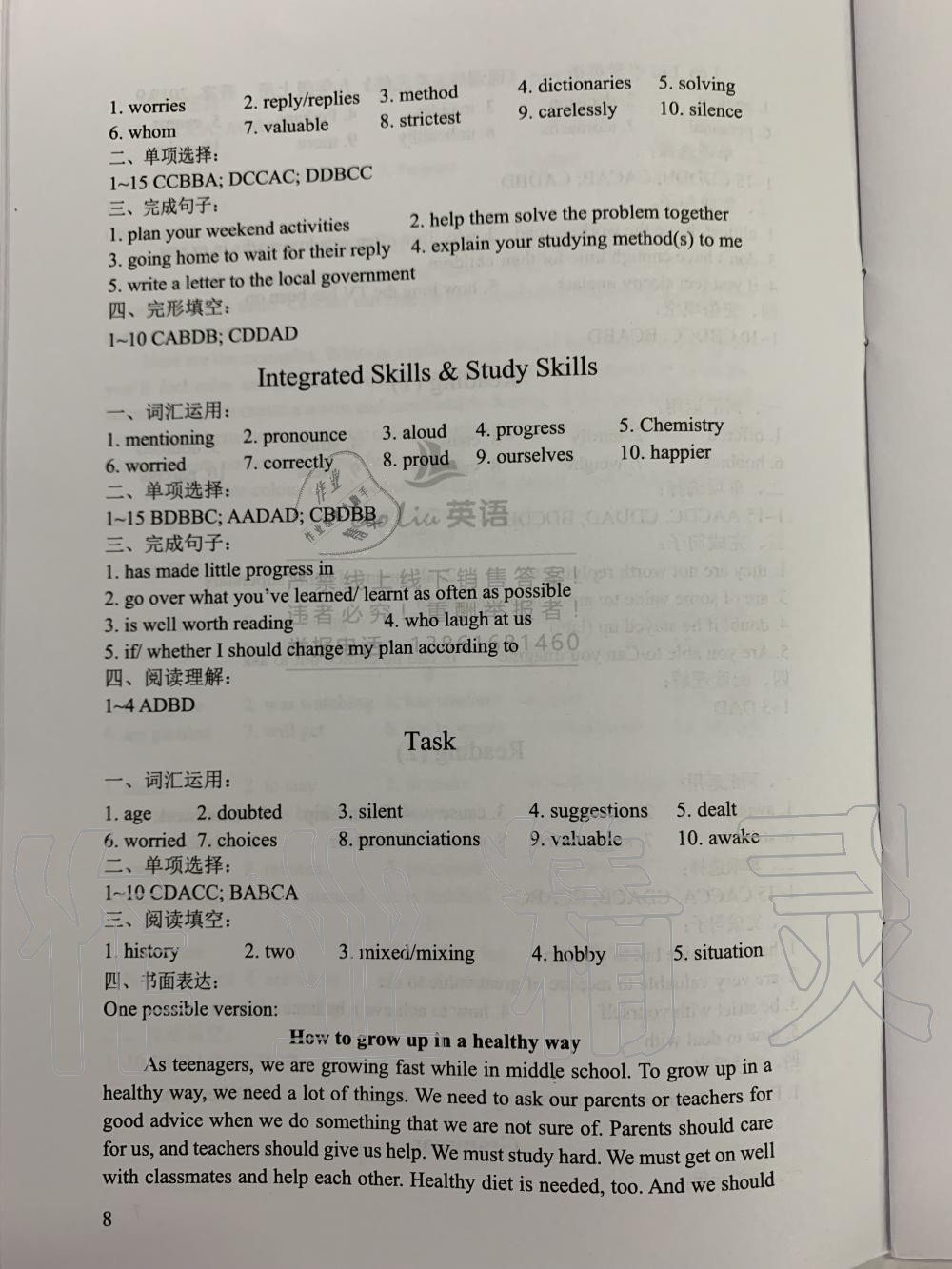 2020年LeoLiu中学英语九年级上册译林版 第8页