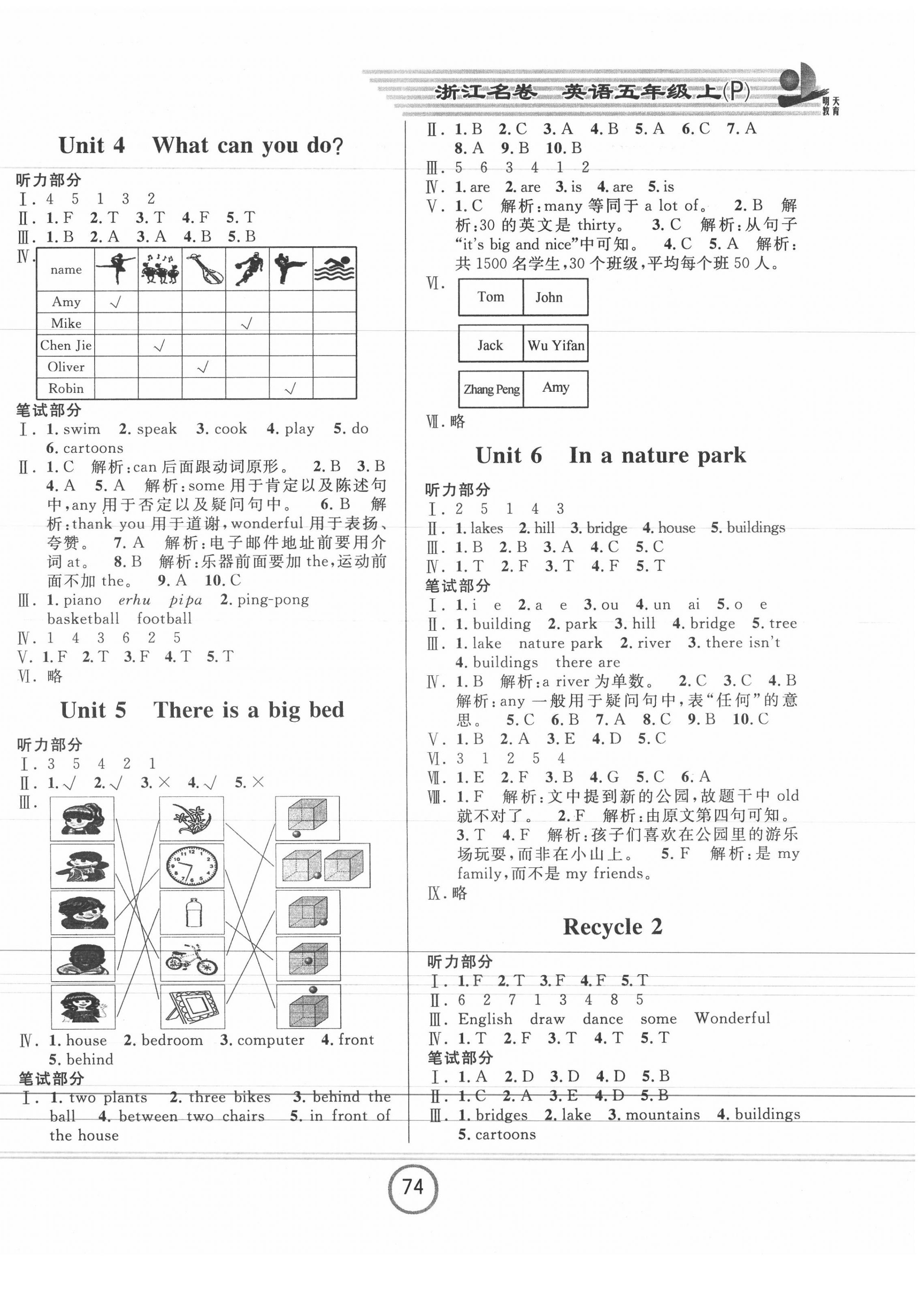 2020年浙江名卷五年級(jí)英語(yǔ)上冊(cè)人教PEP版 第2頁(yè)