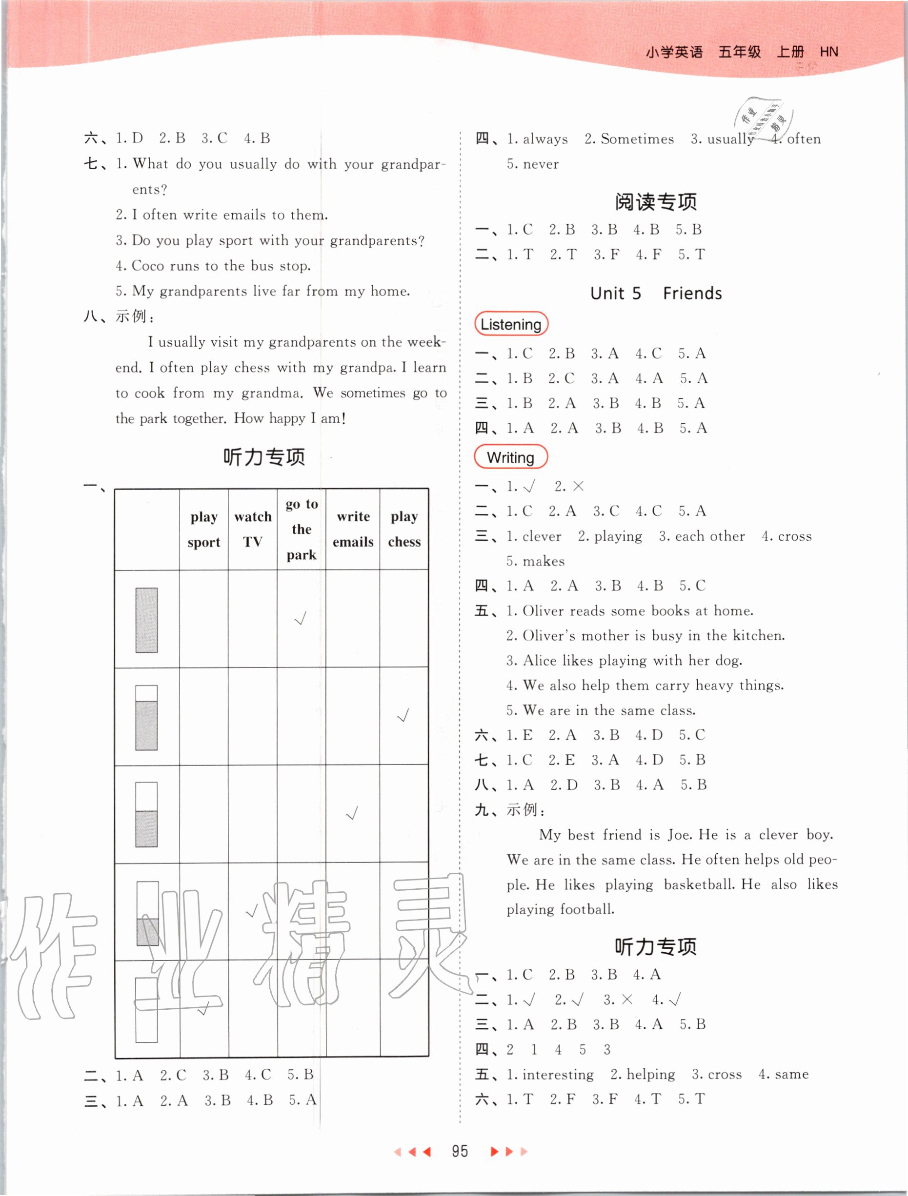 2020年53天天練五年級英語上冊滬教版 第3頁