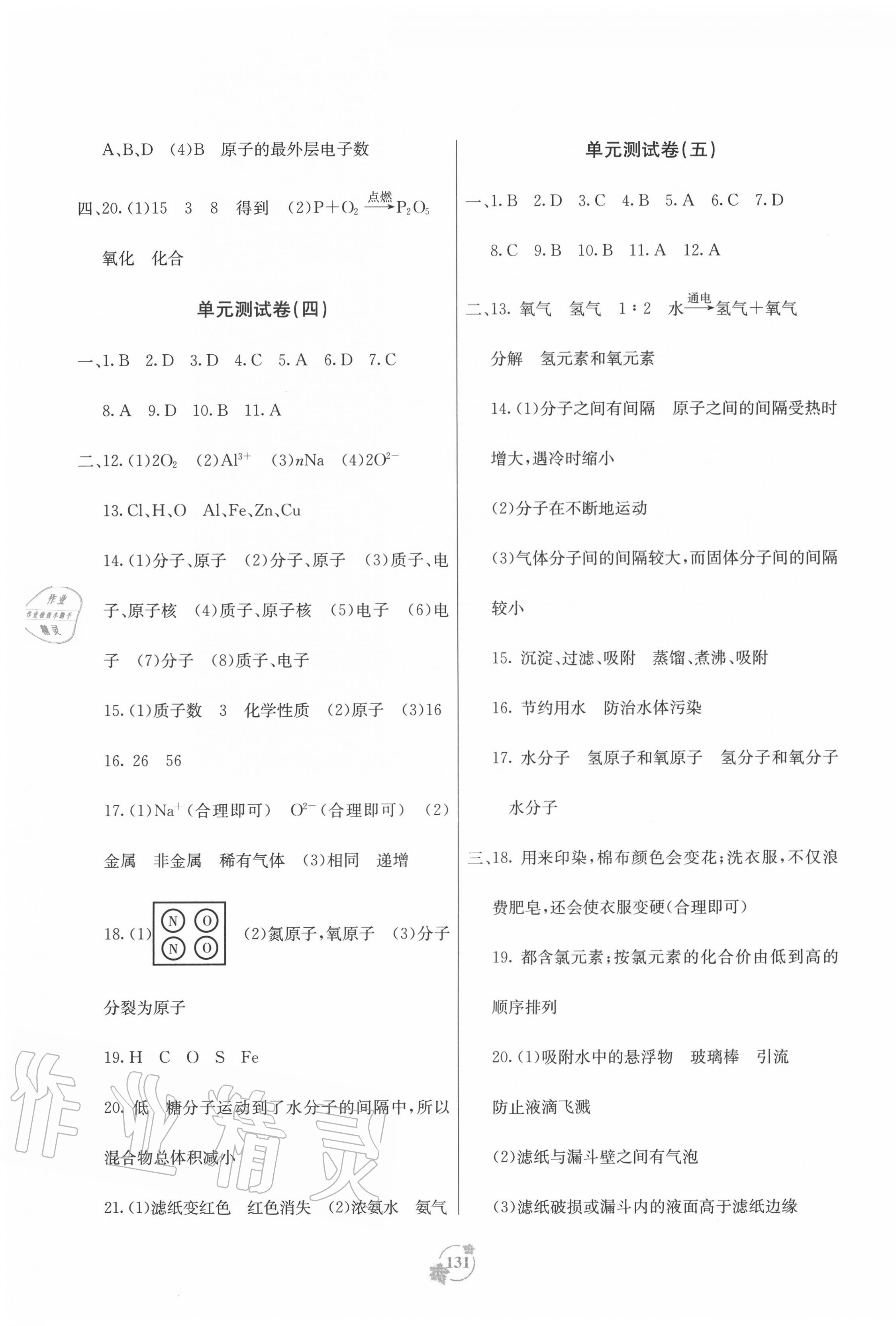 2020年自主学习能力测评单元测试九年级化学全一册人教版 第3页