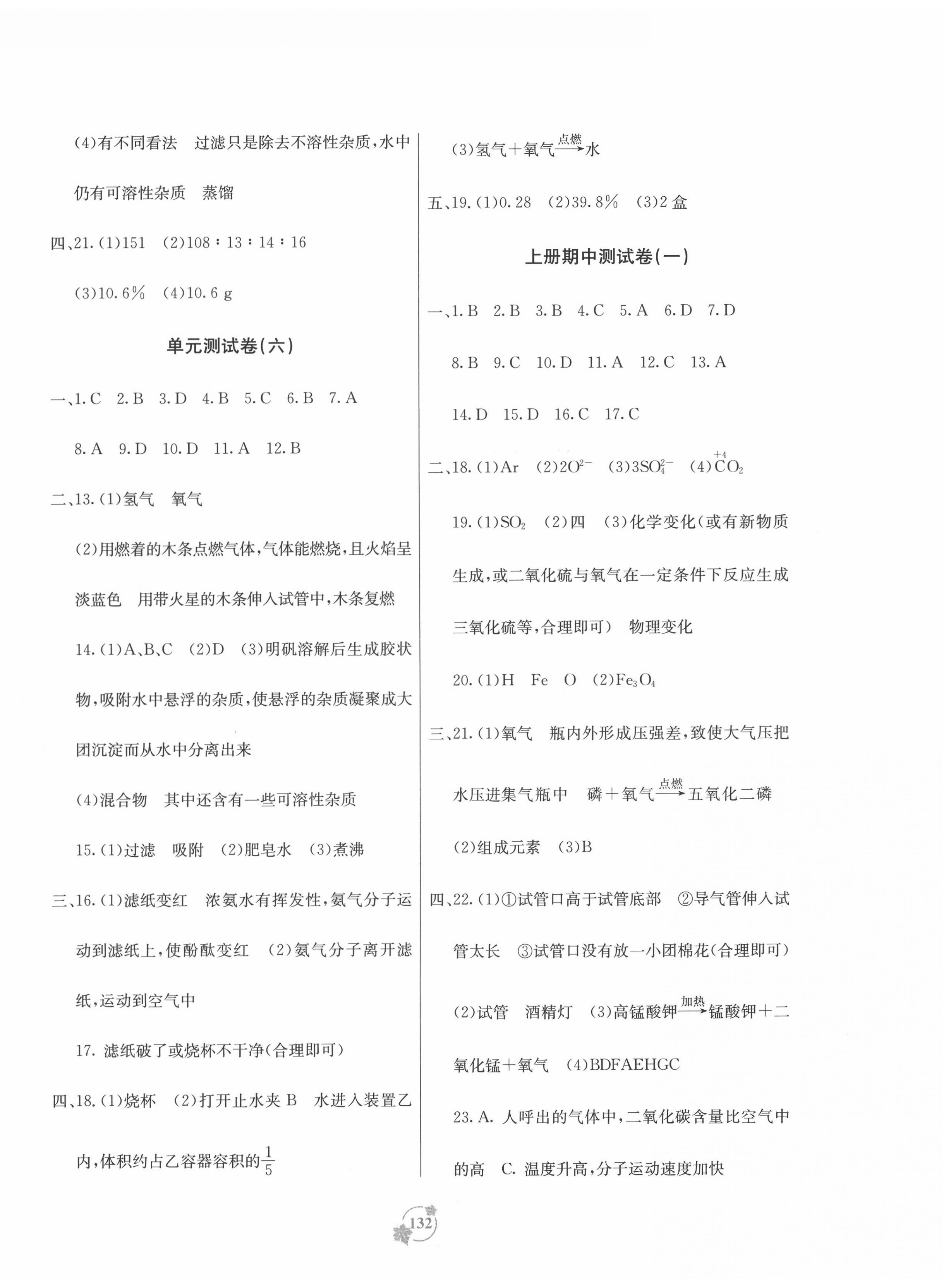 2020年自主学习能力测评单元测试九年级化学全一册人教版 第4页