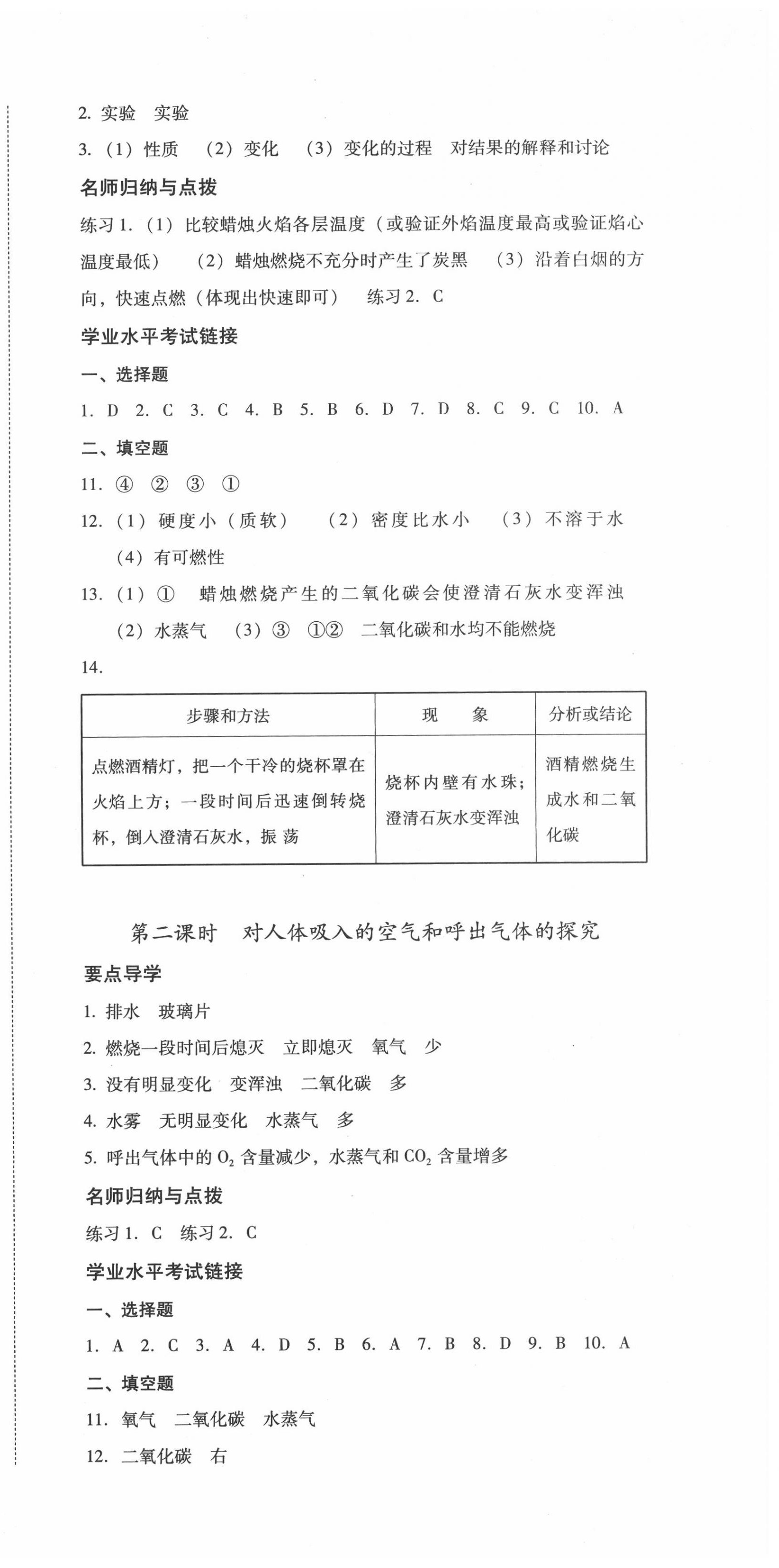 2020年云南省标准教辅优佳学案九年级化学全一册人教版 第3页