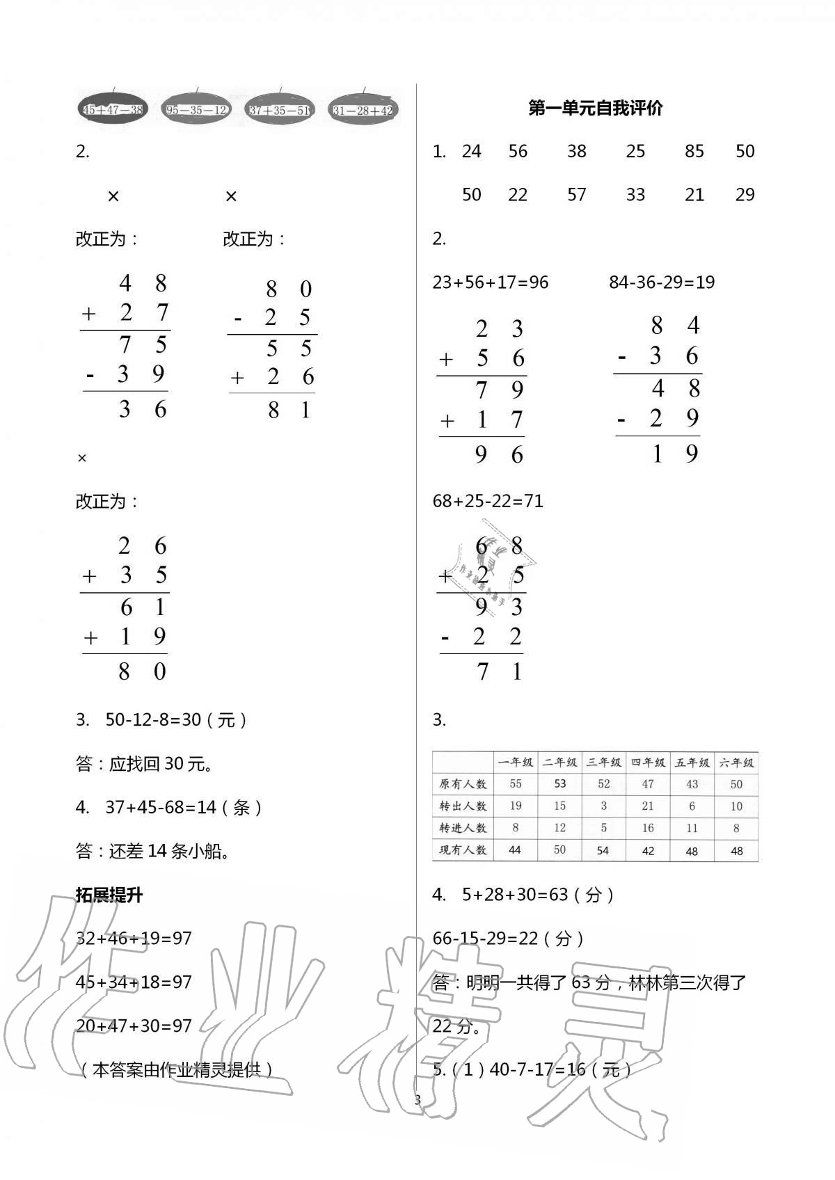 2020年數(shù)學學習與鞏固二年級上冊北師大版 第3頁