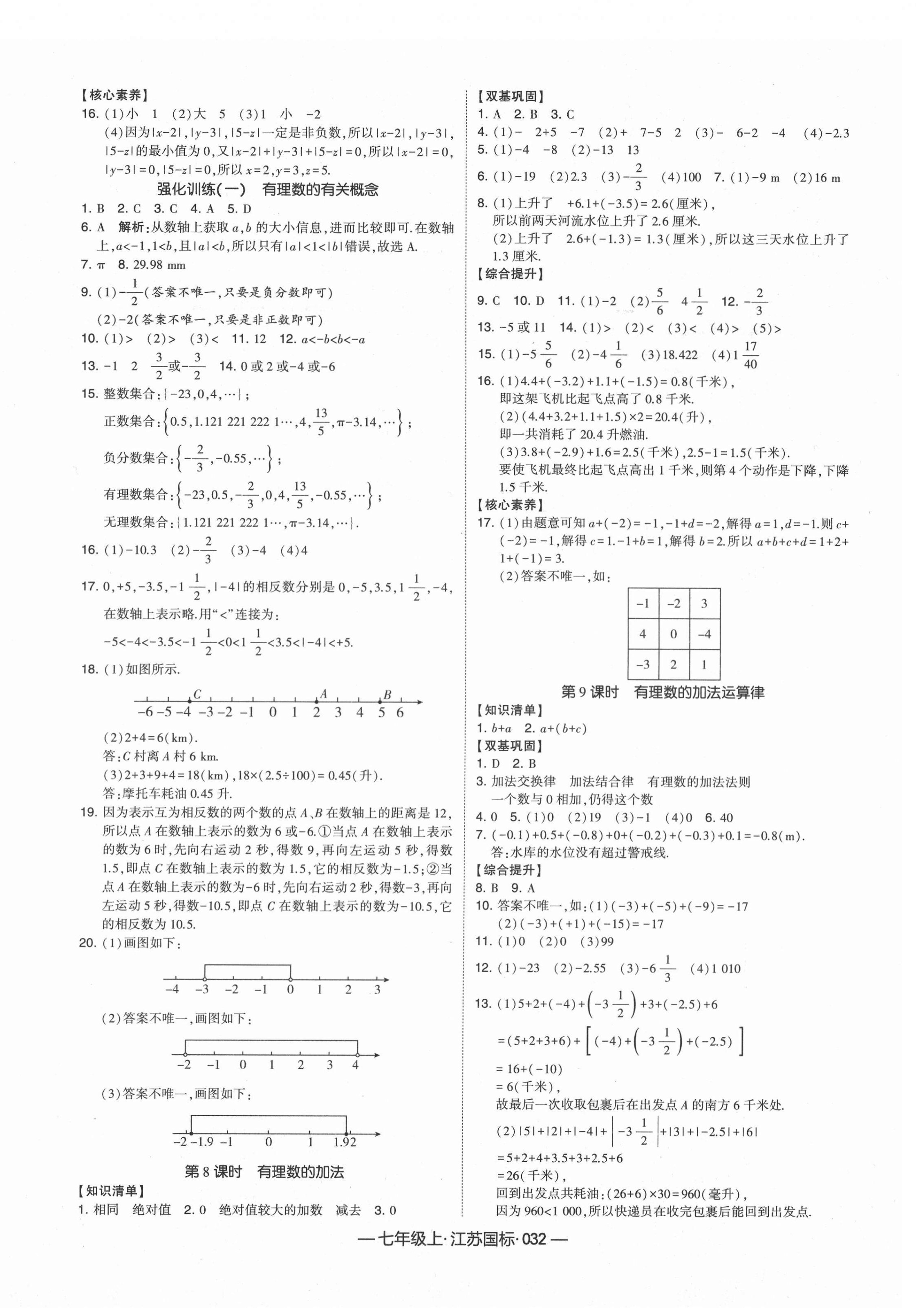 2020年經(jīng)綸學(xué)典課時作業(yè)七年級數(shù)學(xué)上冊江蘇國標(biāo) 第4頁