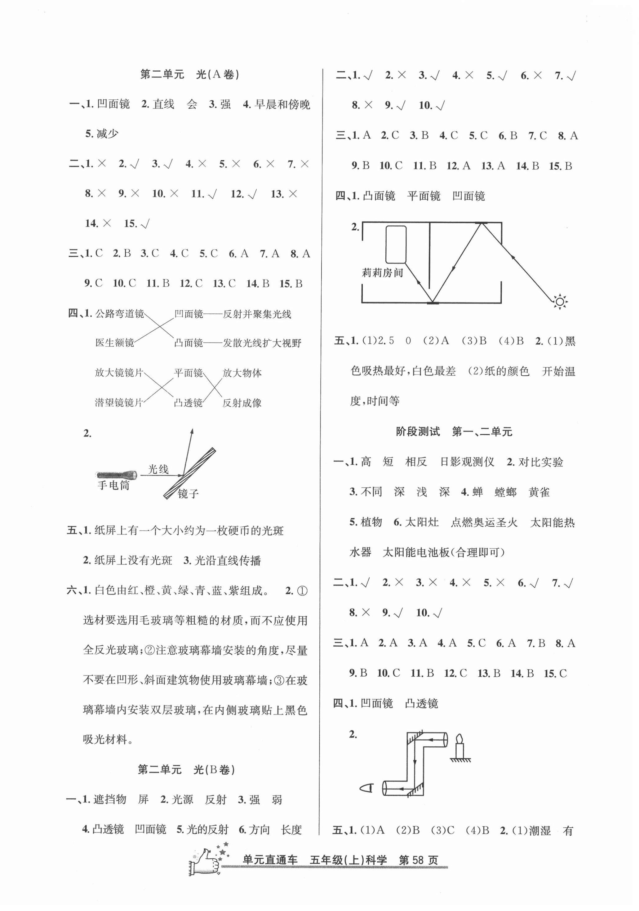 2020年开源图书单元直通车五年级科学上册教科版 第2页