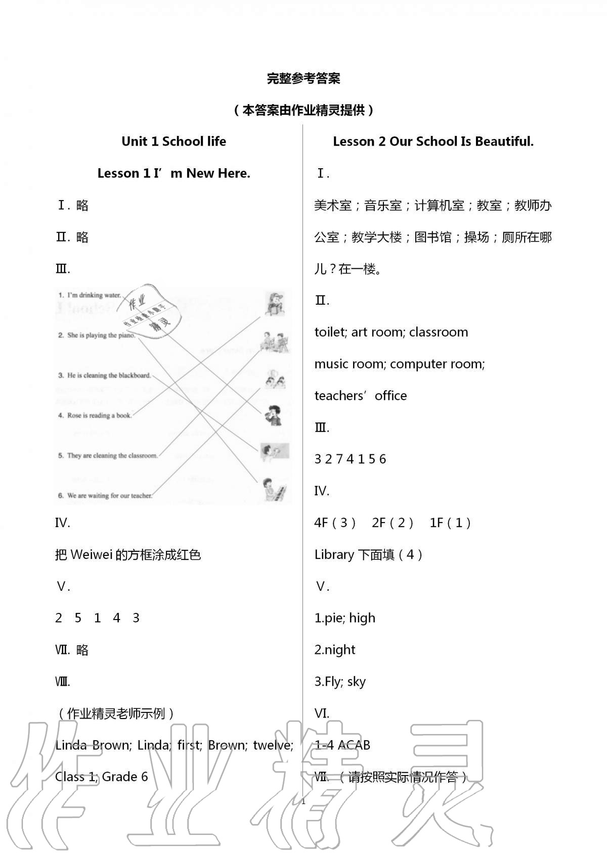 2020年小學(xué)生學(xué)習(xí)實(shí)踐園地六年級(jí)英語上冊(cè)川教版 第1頁