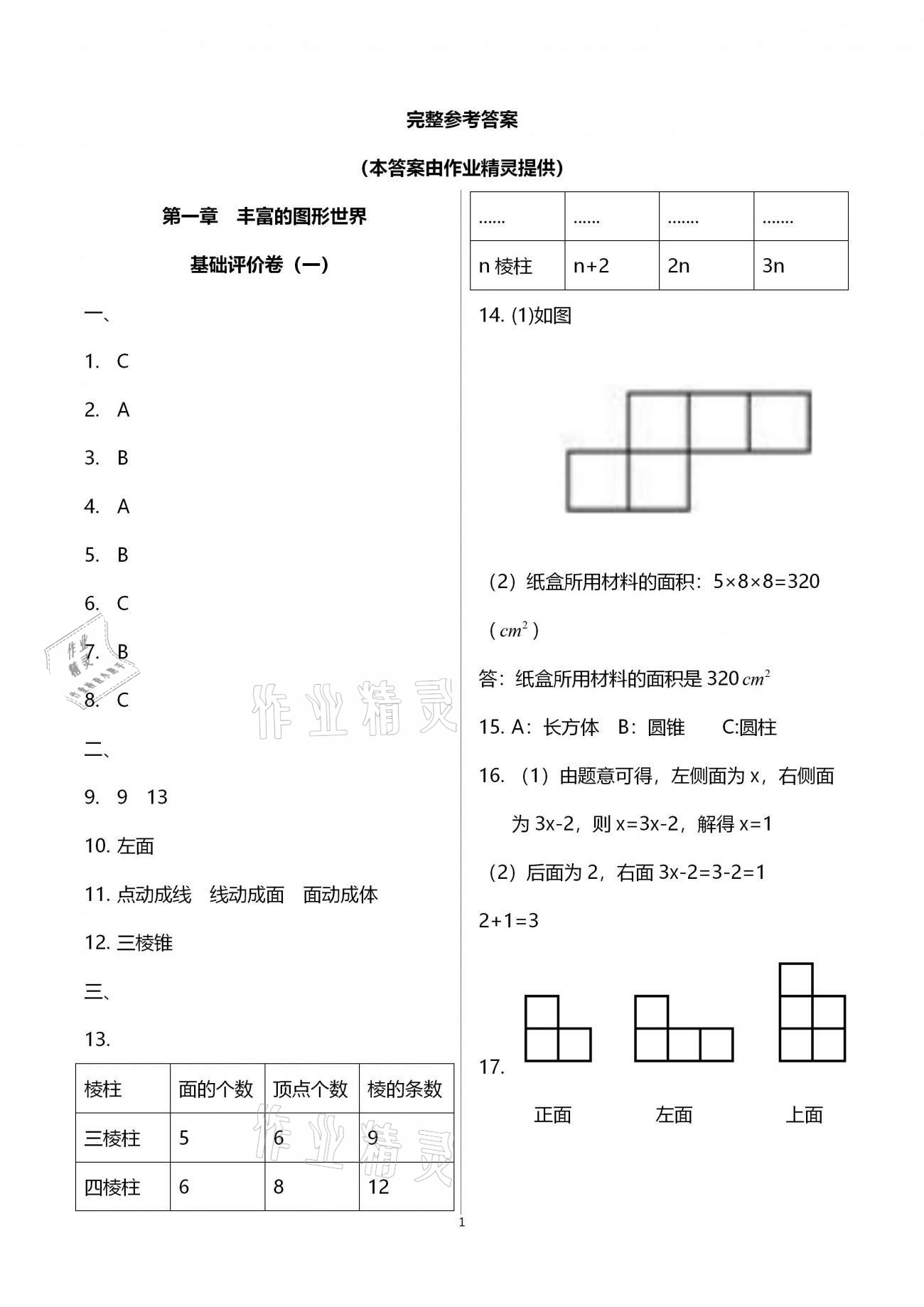 2020年新課標(biāo)節(jié)節(jié)高單元評價與階段月考試卷七年級數(shù)學(xué)上冊北師大版 第1頁