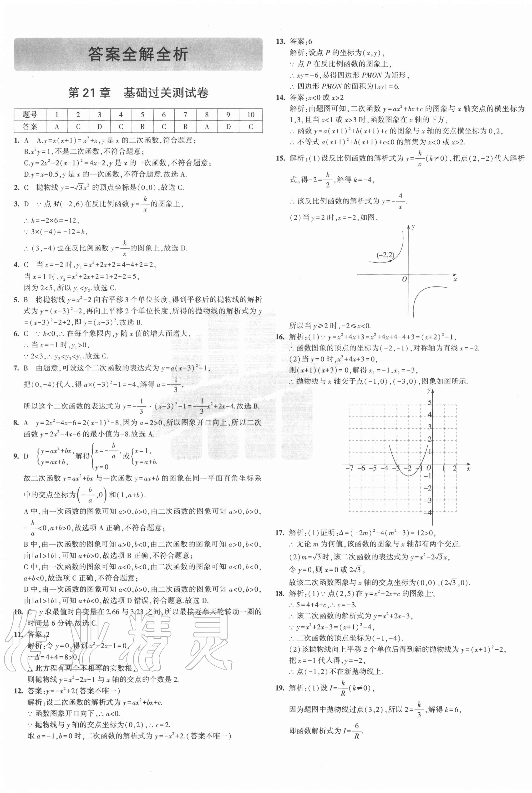 2020年5年中考3年模擬初中試卷九年級(jí)數(shù)學(xué)上冊(cè)滬科版 第1頁(yè)