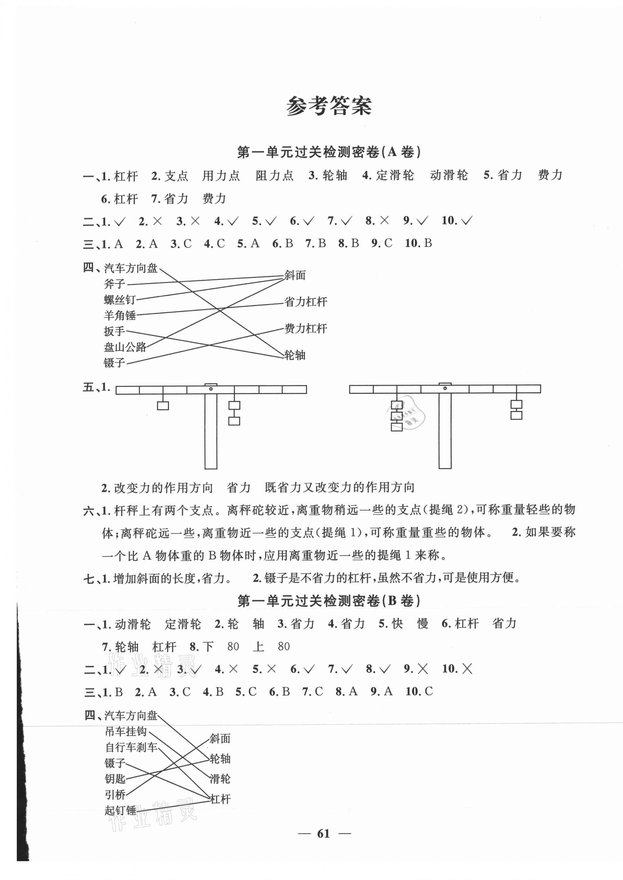 2020年陽光同學(xué)一線名師全優(yōu)好卷六年級科學(xué)上冊教科版 第1頁