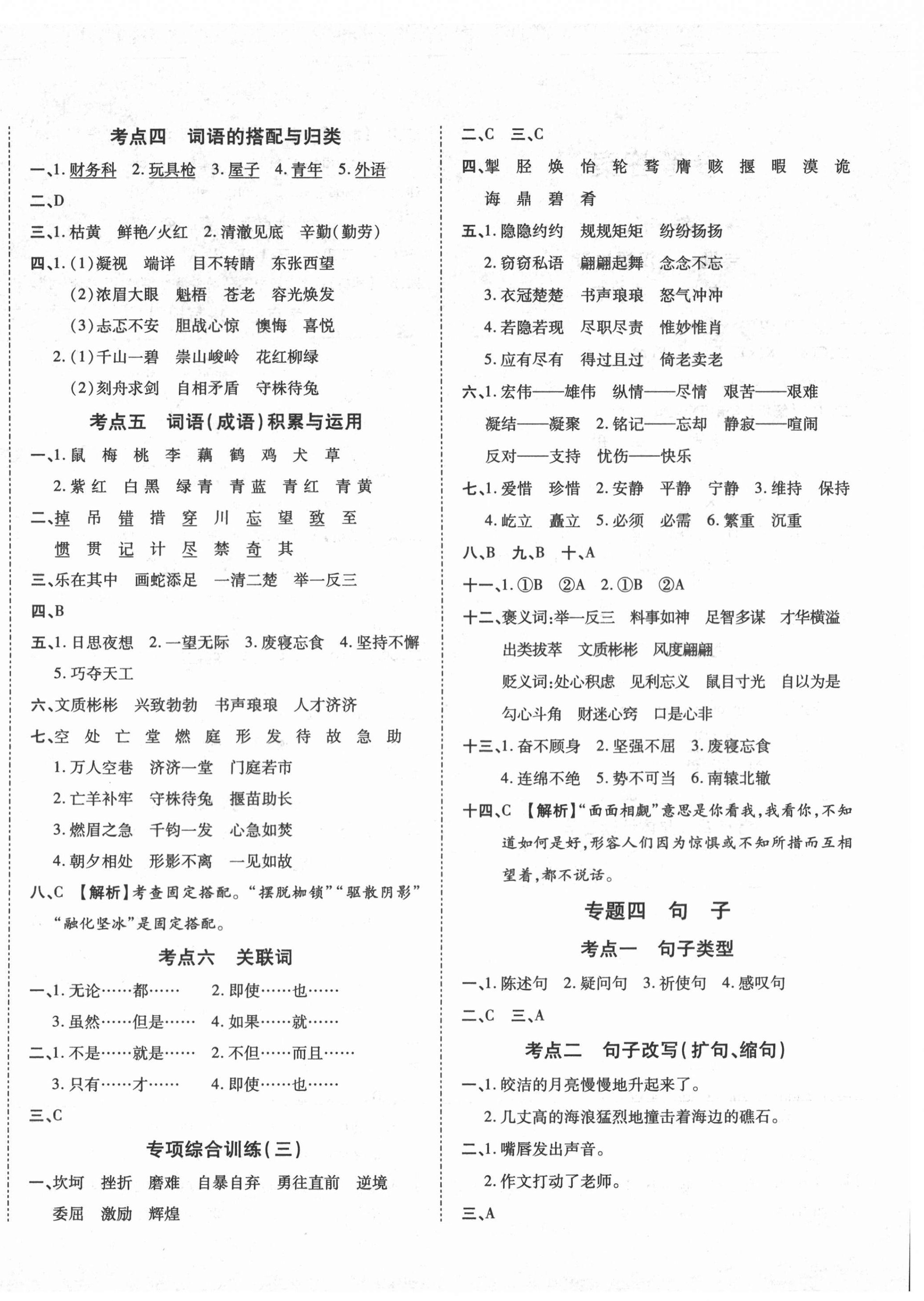 2020年星空小学毕业总复习语文 第4页