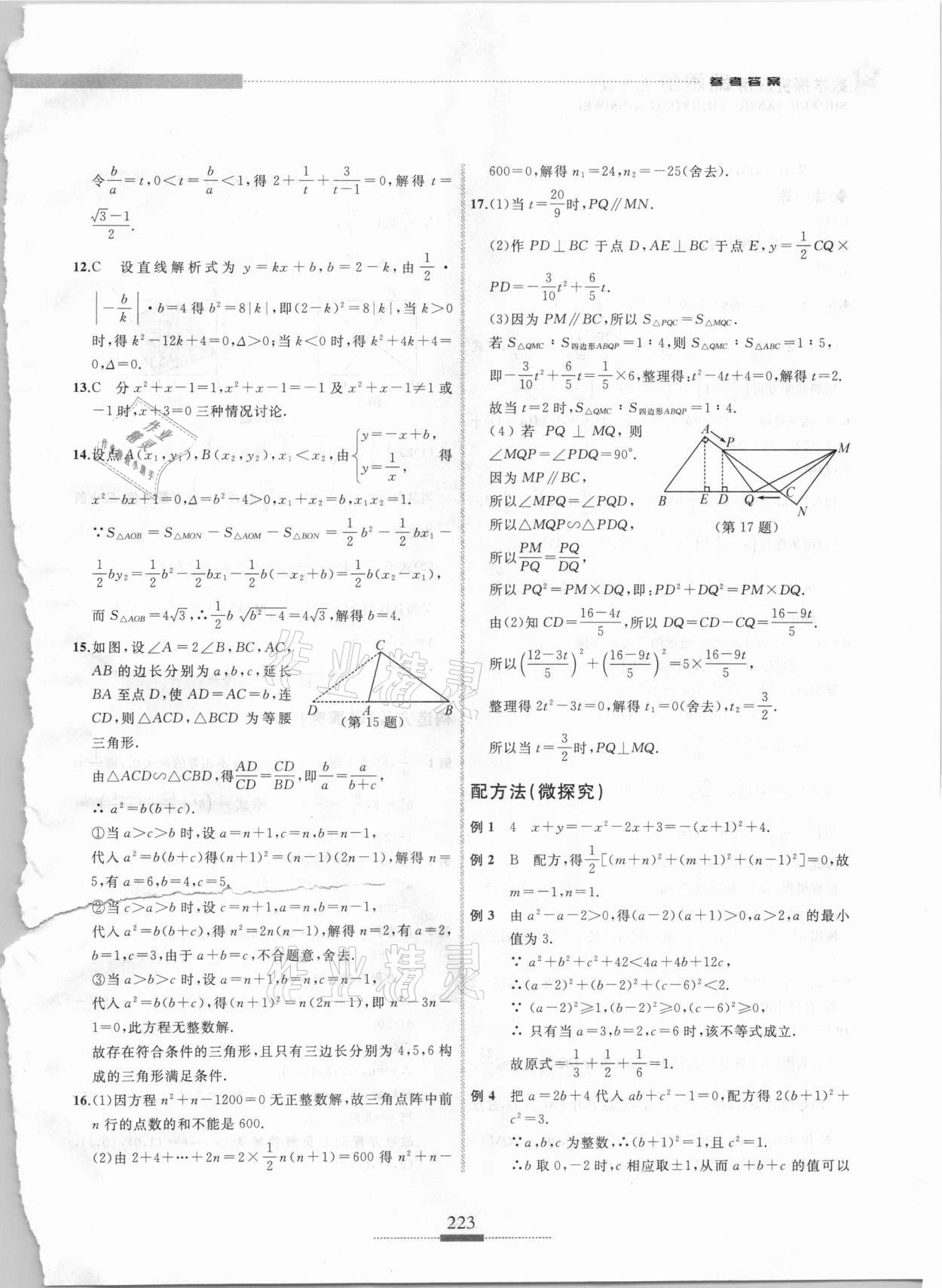 2020年探究应用新思维九年级数学 第5页