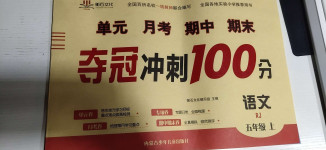 2020年夺冠冲刺100分五年级语文上册人教版