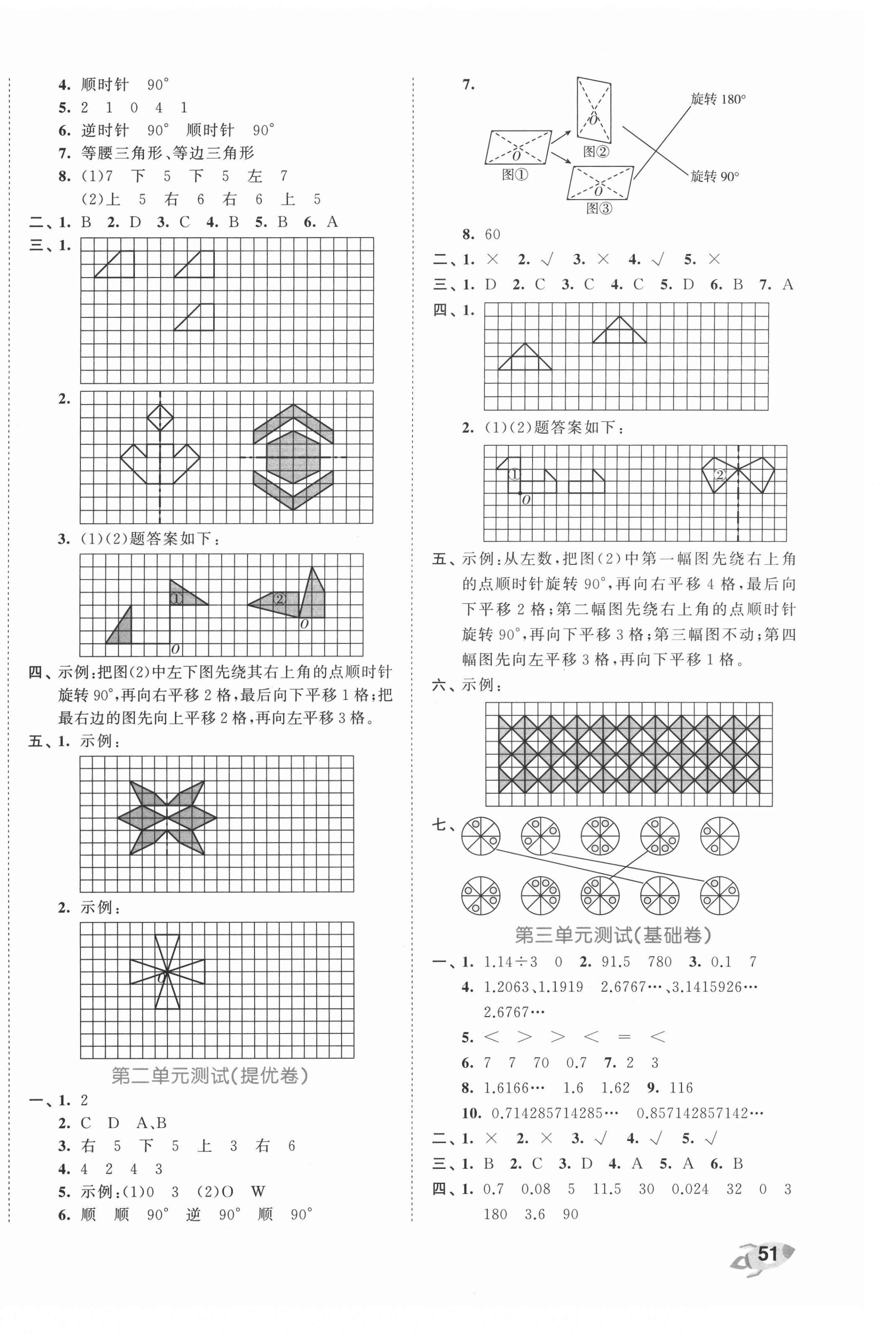 2020年53全優(yōu)卷小學(xué)數(shù)學(xué)五年級上冊青島版 第2頁