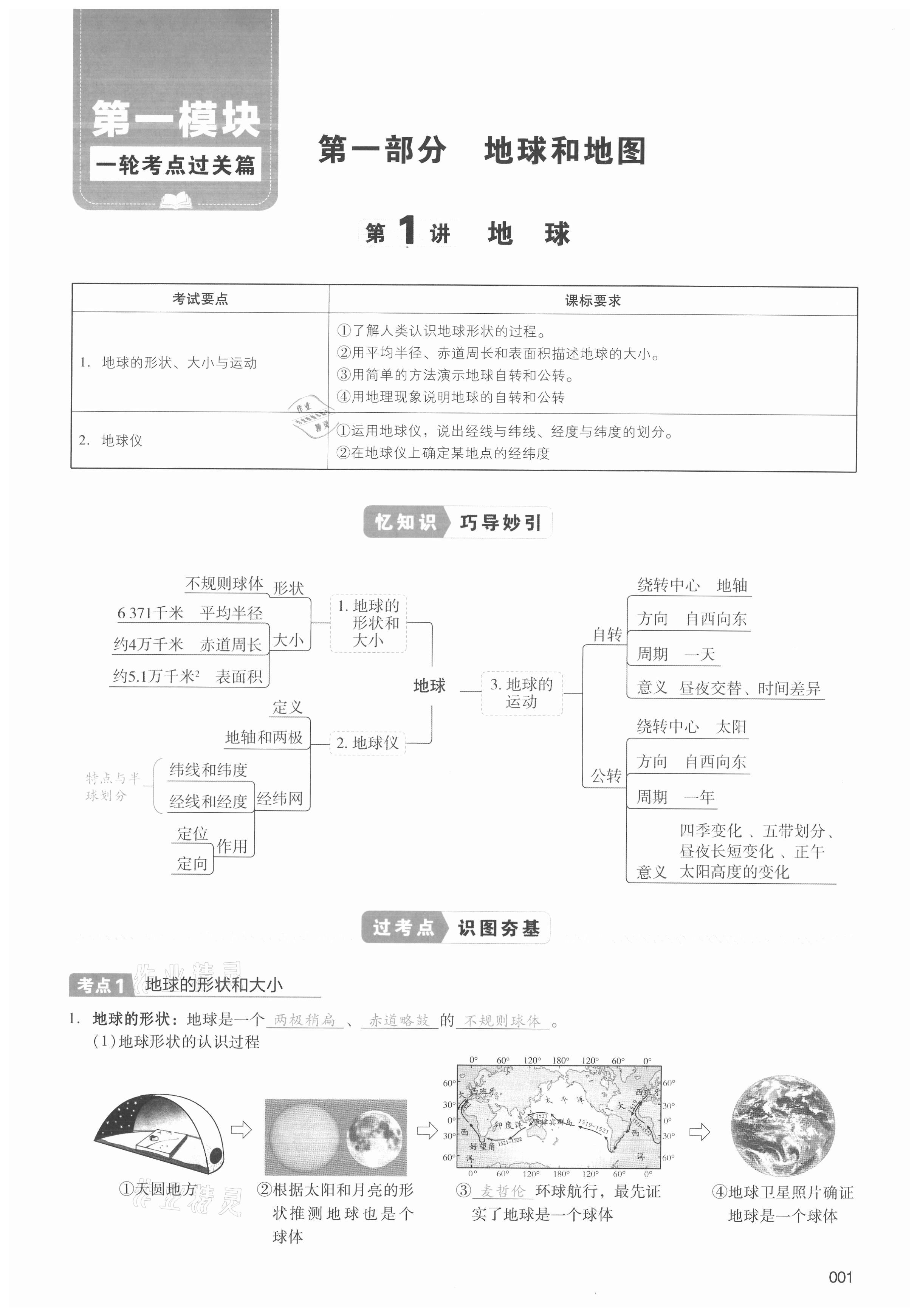 2021年中考状元地理 第1页