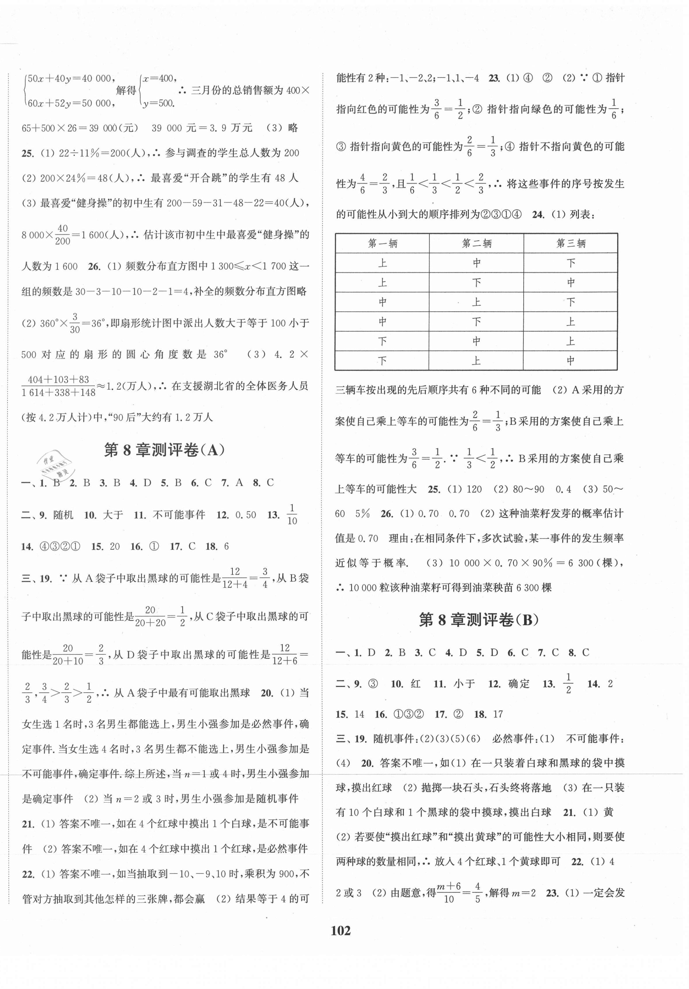 2021年通城学典全程测评卷八年级数学下册苏科版 第2页