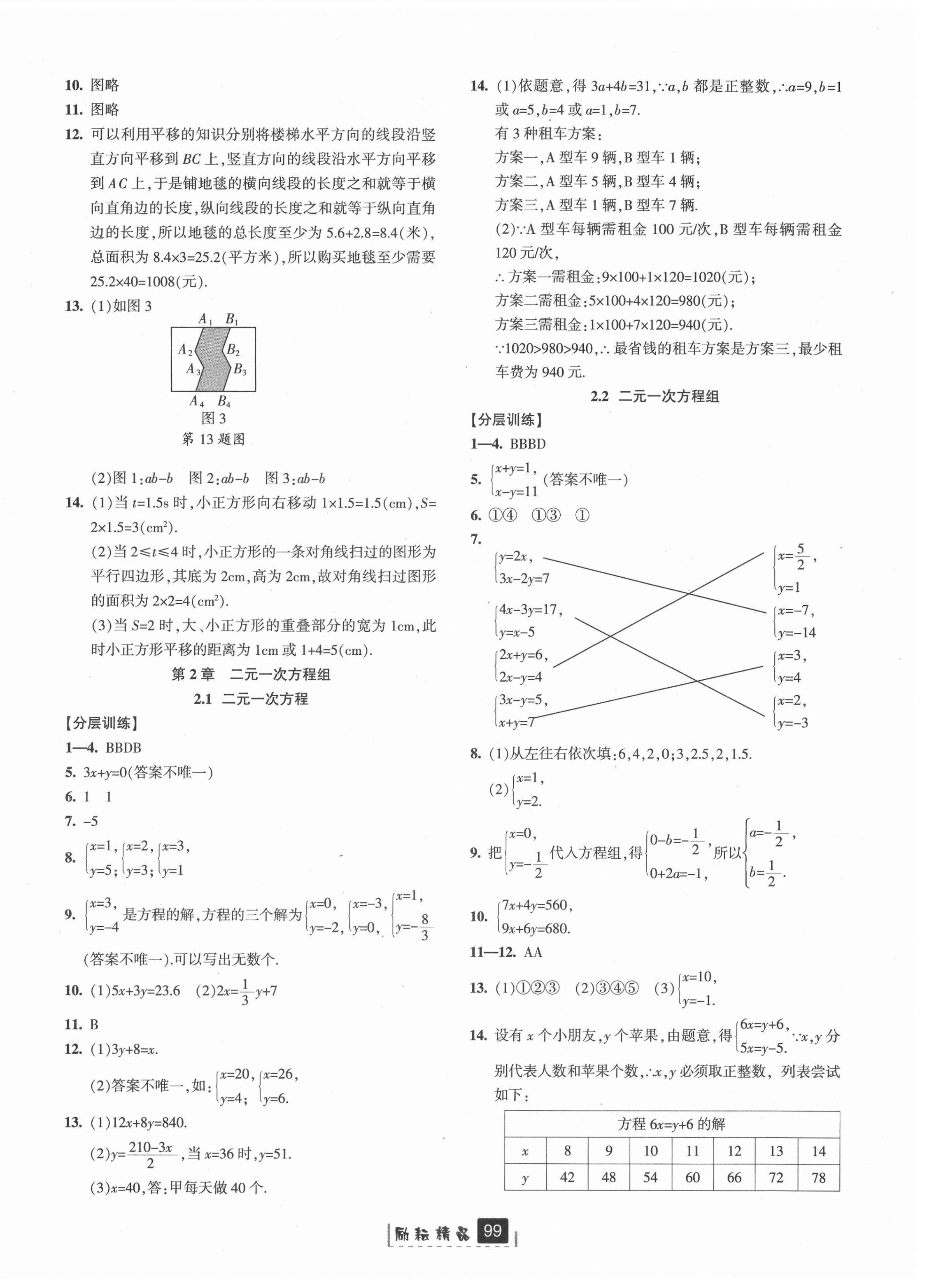 2021年勵(lì)耘書業(yè)勵(lì)耘新同步七年級(jí)數(shù)學(xué)下冊(cè)浙教版 第4頁(yè)