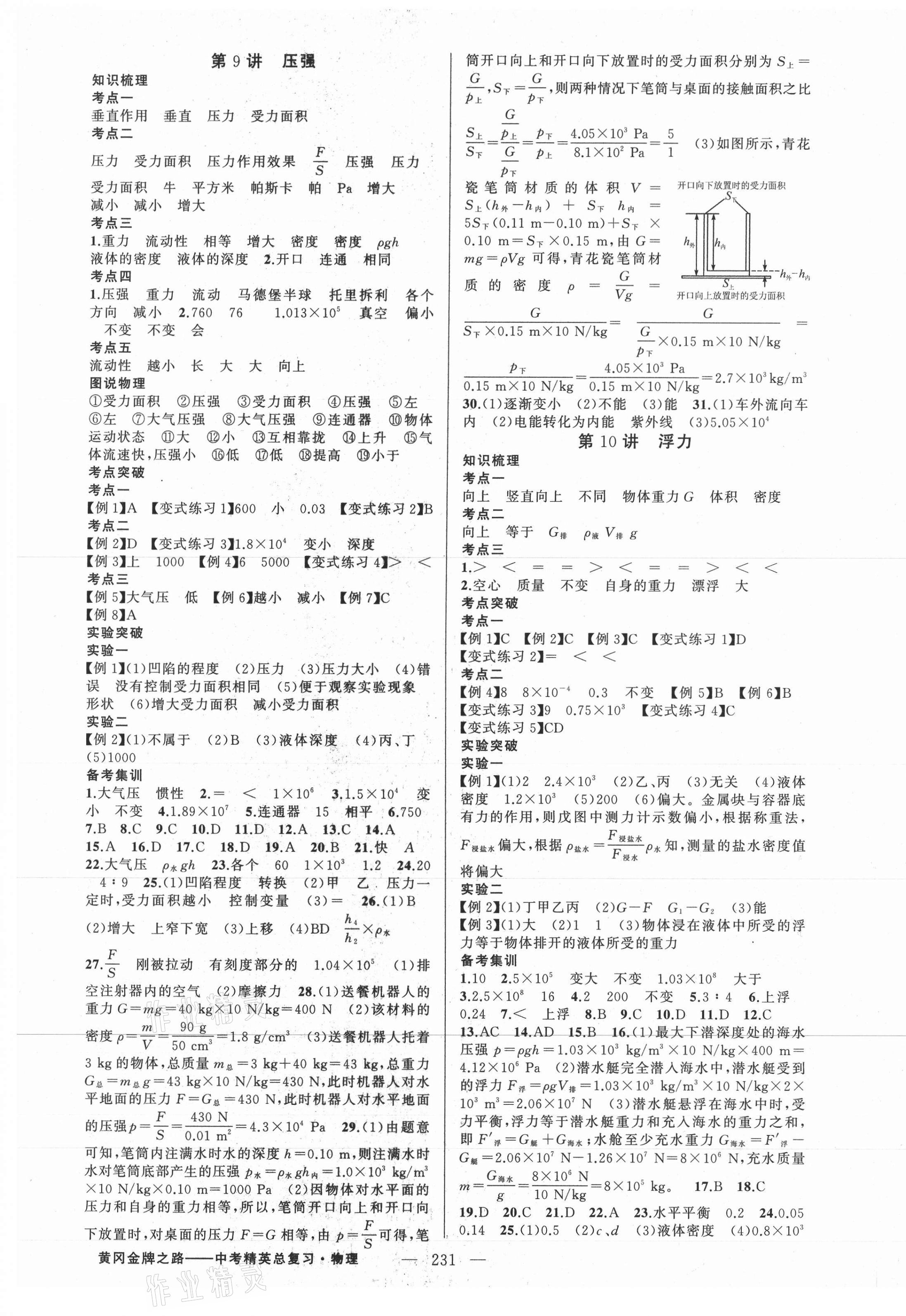 2021年黃岡金牌之路中考精英總復(fù)習(xí)物理 第5頁