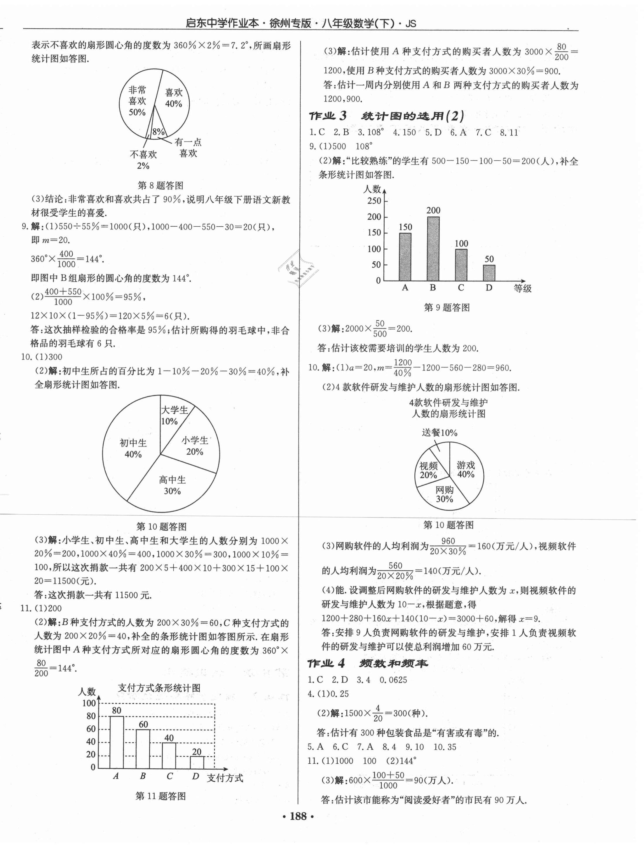 2021年啟東中學作業(yè)本八年級數(shù)學下冊江蘇版徐州專版 第2頁