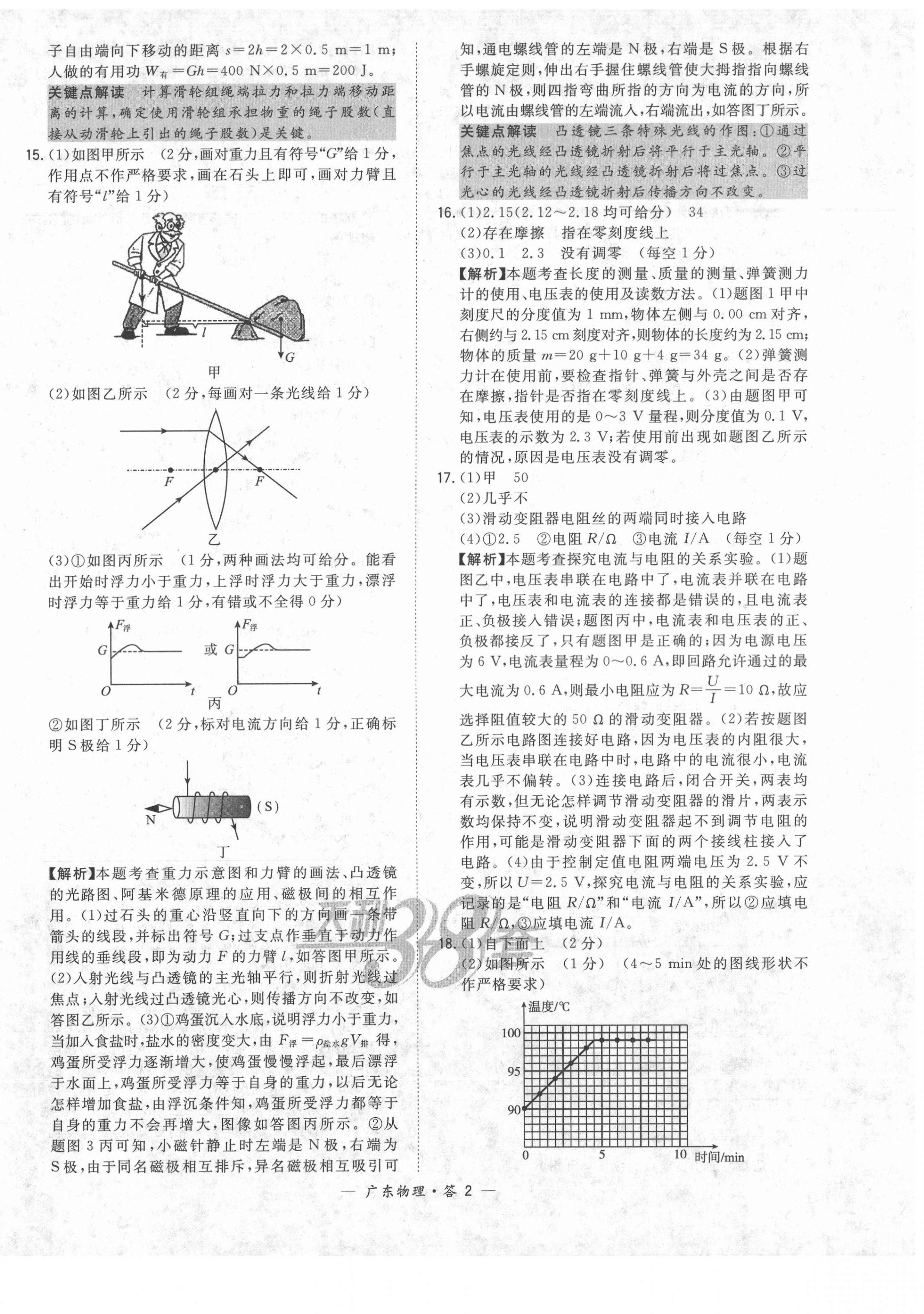 2021年天利38套广东省中考试题精选物理 第2页