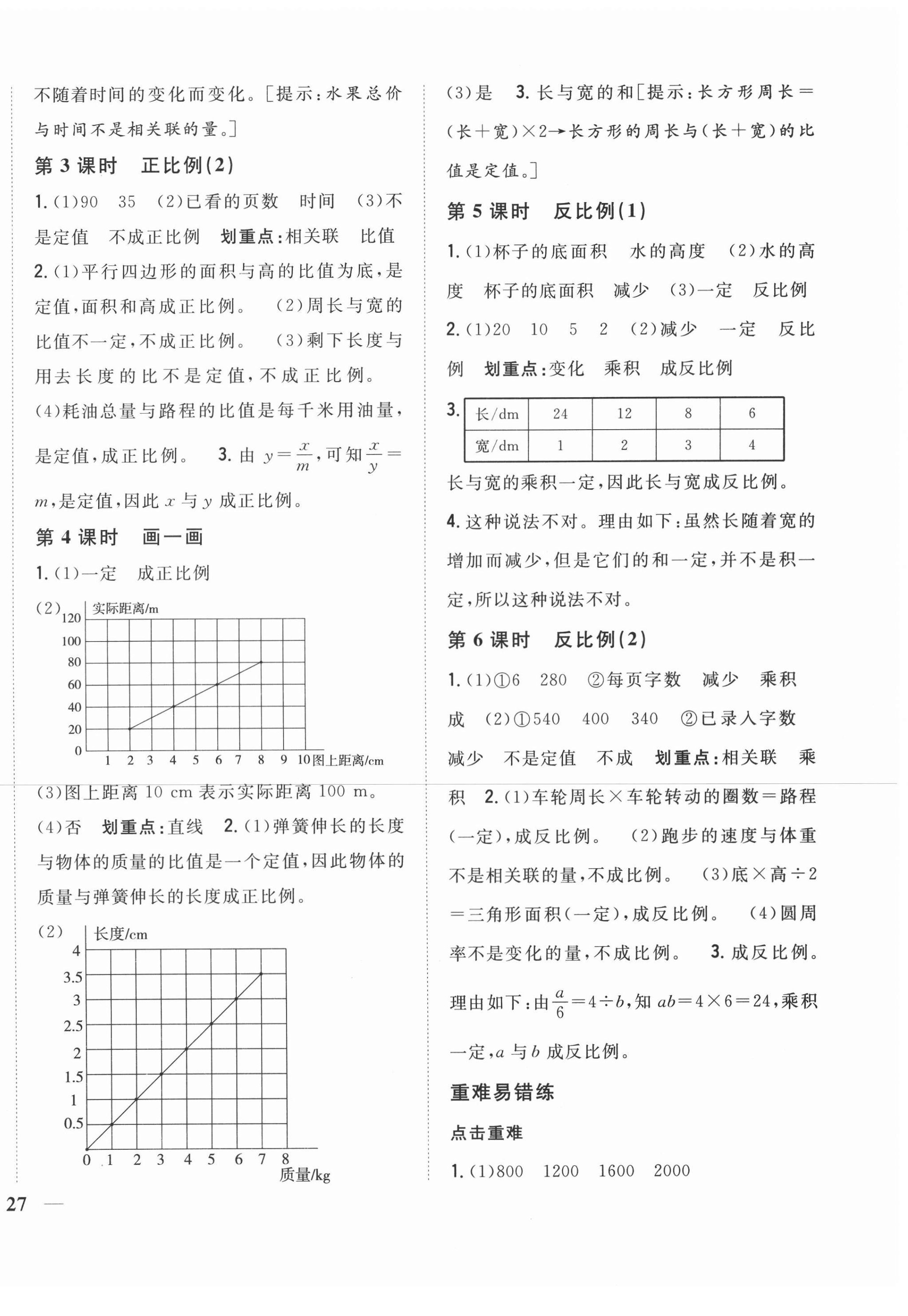 2021年全科王同步课时练习六年级数学下册北师大版 第6页