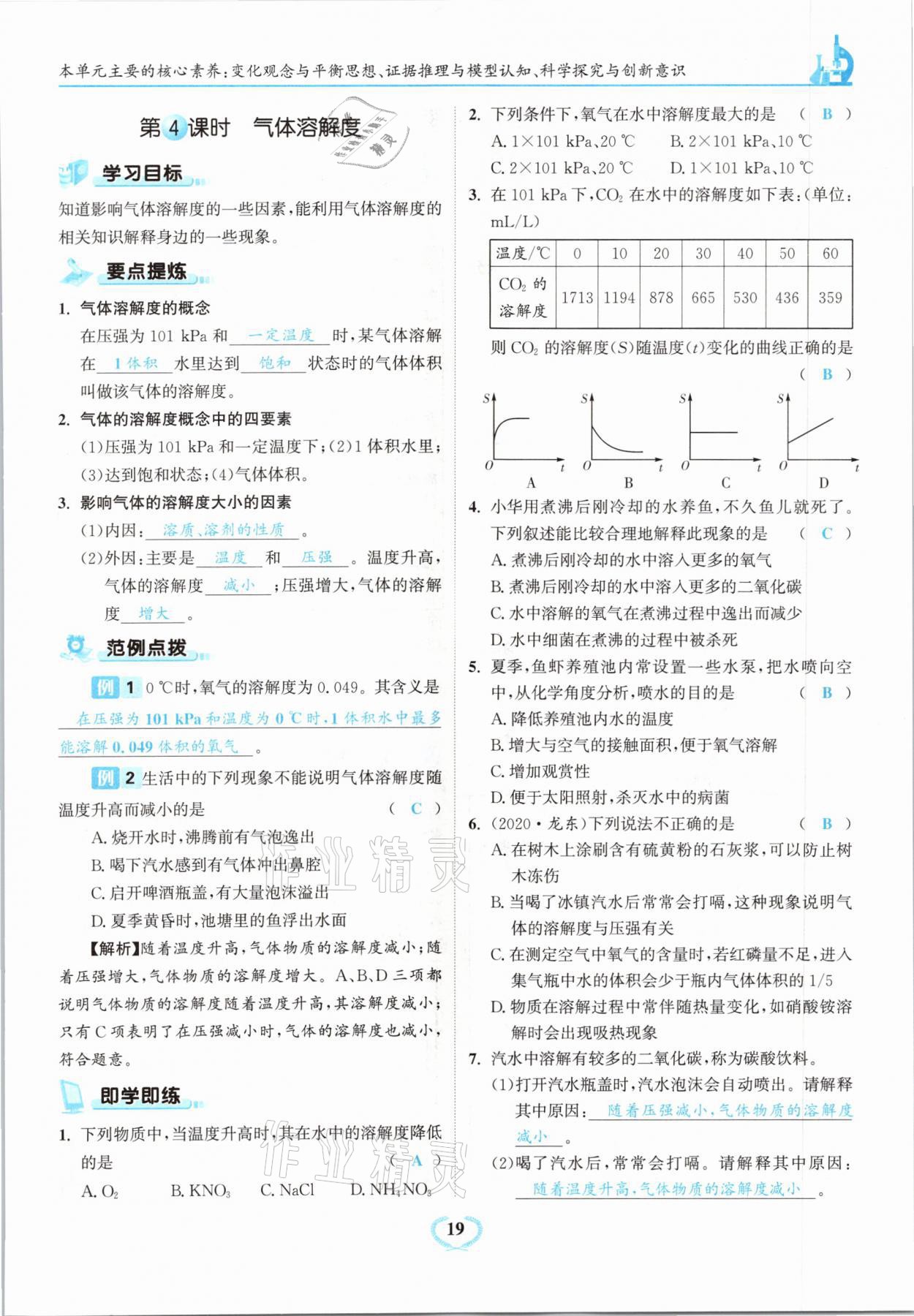 2021年骄子1号九年级化学下册人教版 第19页