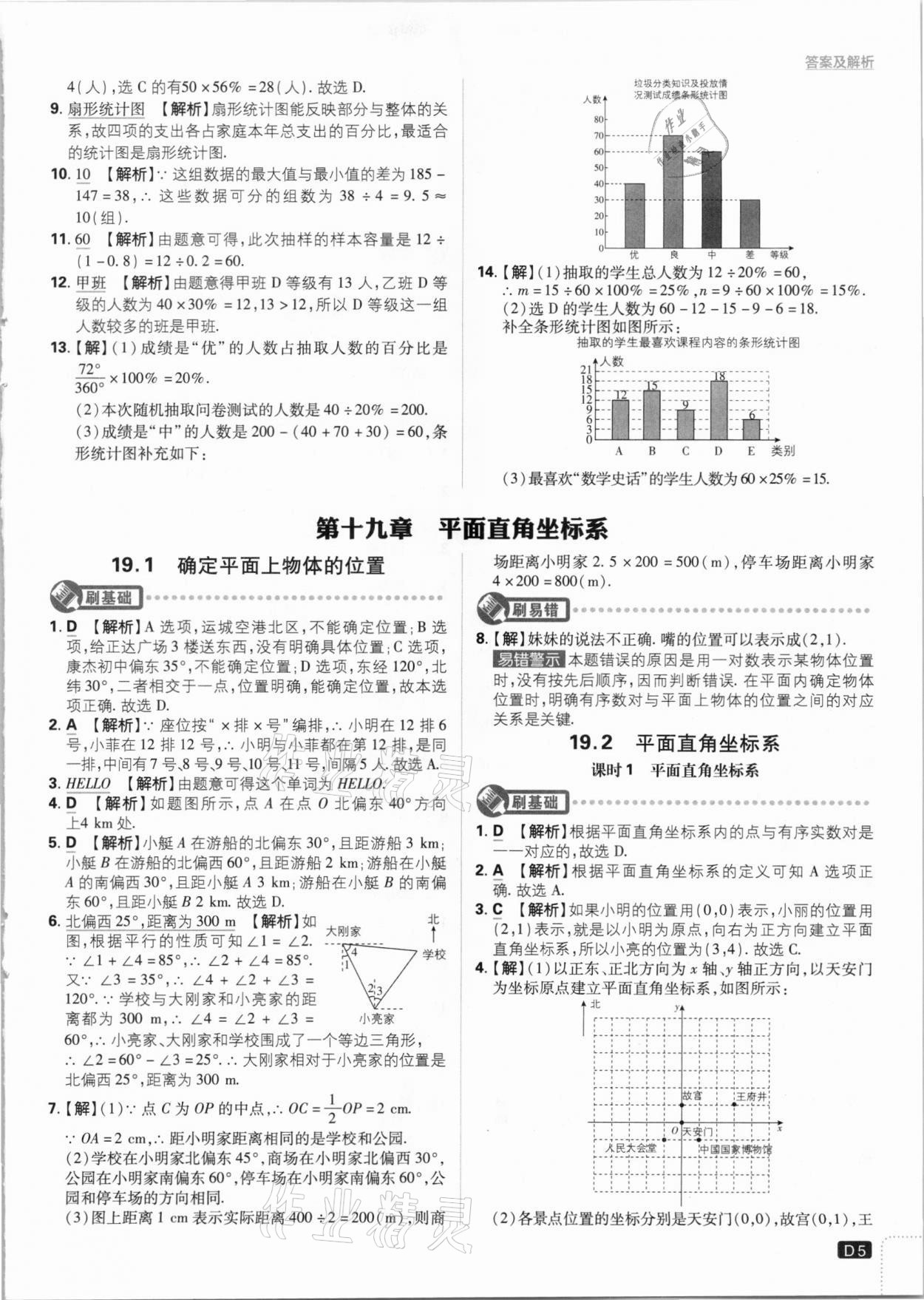 2021年初中必刷題八年級數(shù)學下冊冀教版 參考答案第5頁