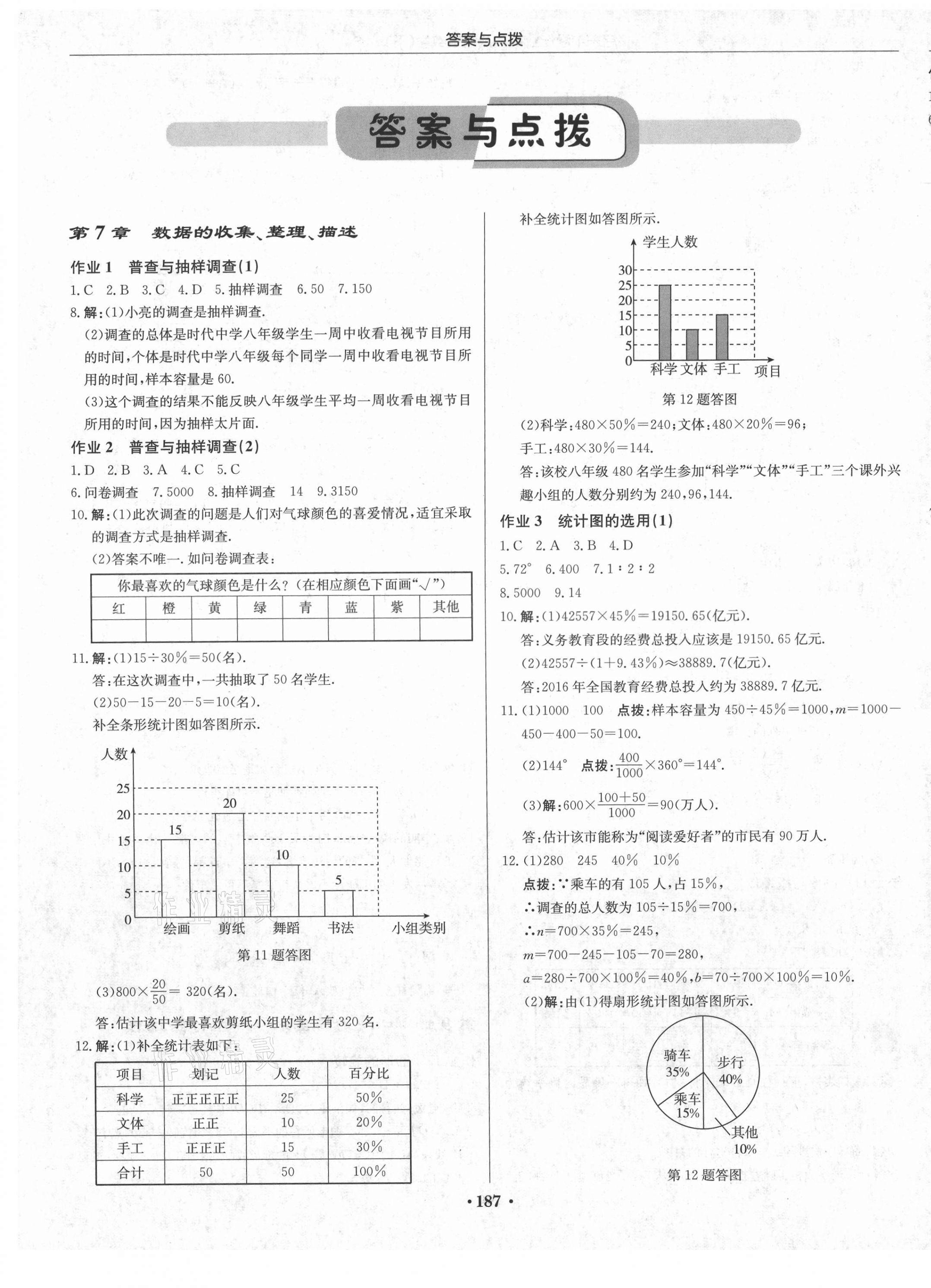 2021年启东中学作业本八年级数学下册江苏版 第1页