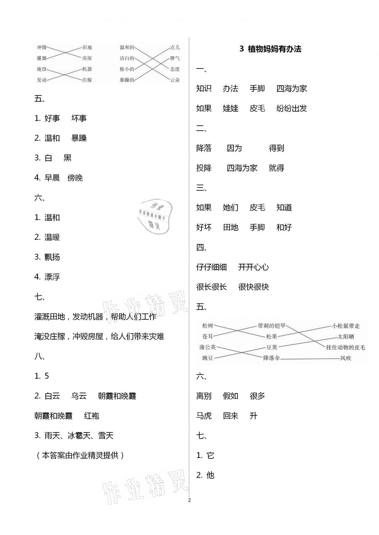 2020年本土精编二年级语文上册人教版 第2页