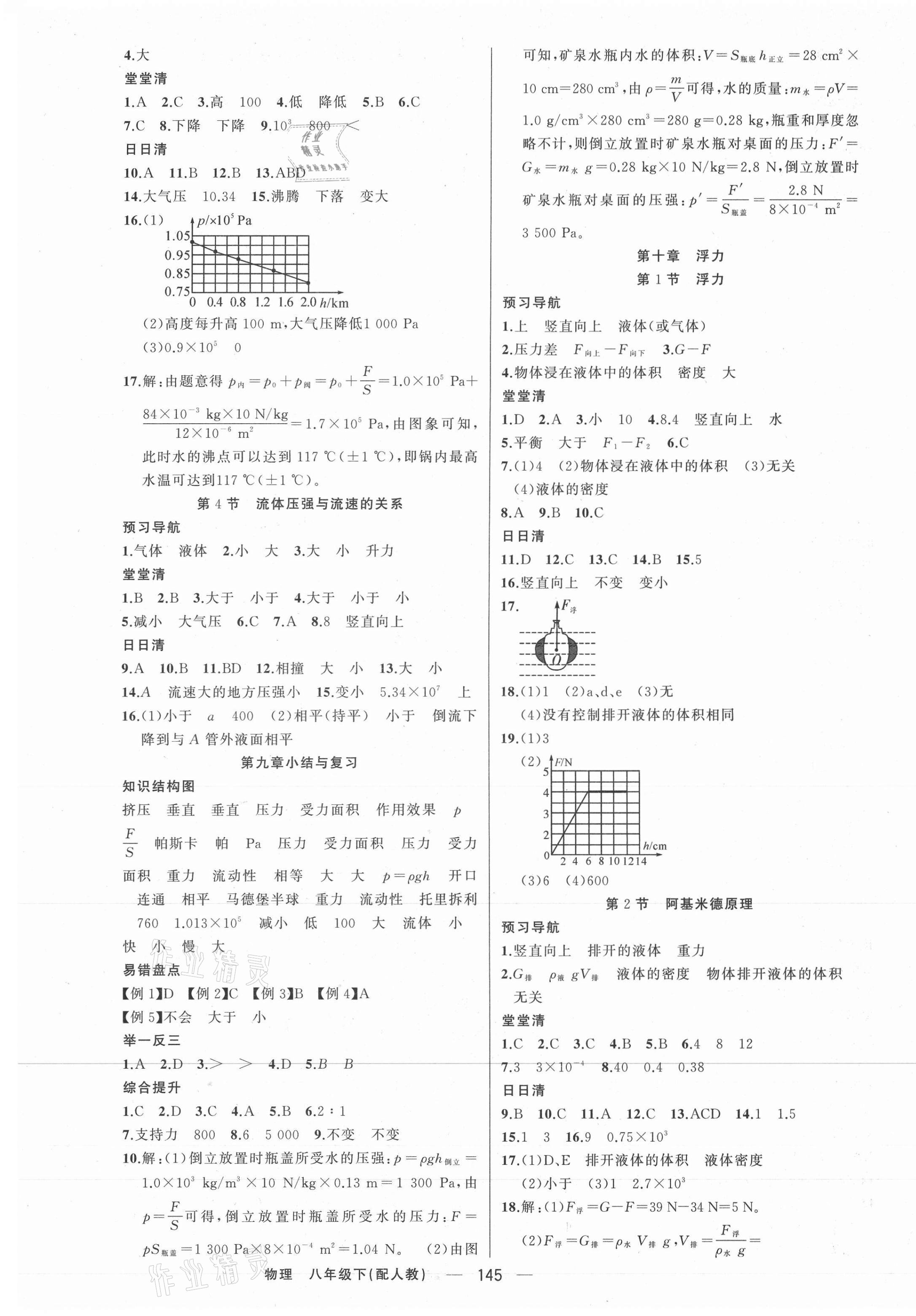 2021年四清导航八年级物理下册人教版 第5页