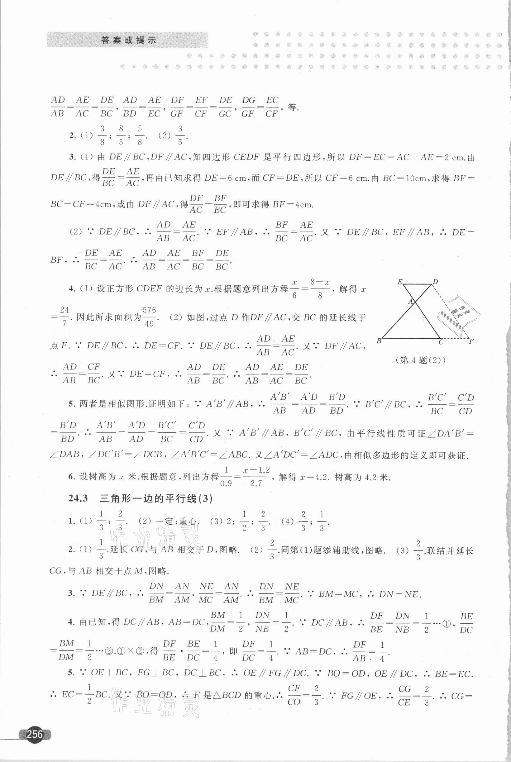 2020年數(shù)學精練與博覽九年級第一學期滬教版 第4頁