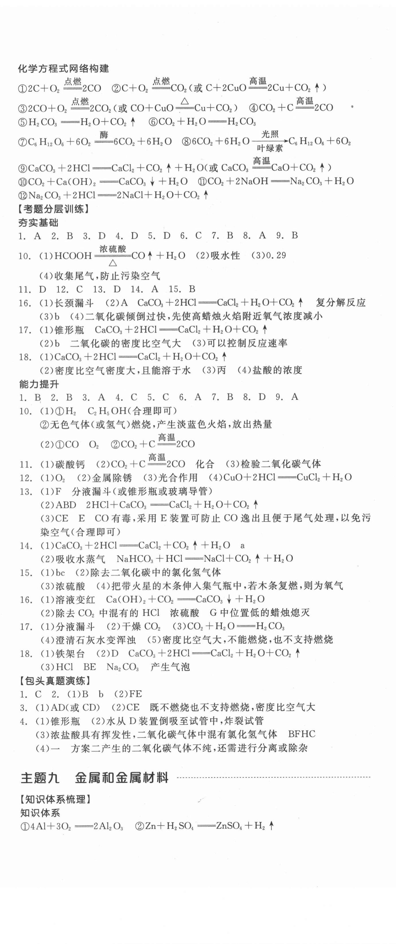 2021年全品中考复习方案化学包头专版 第11页