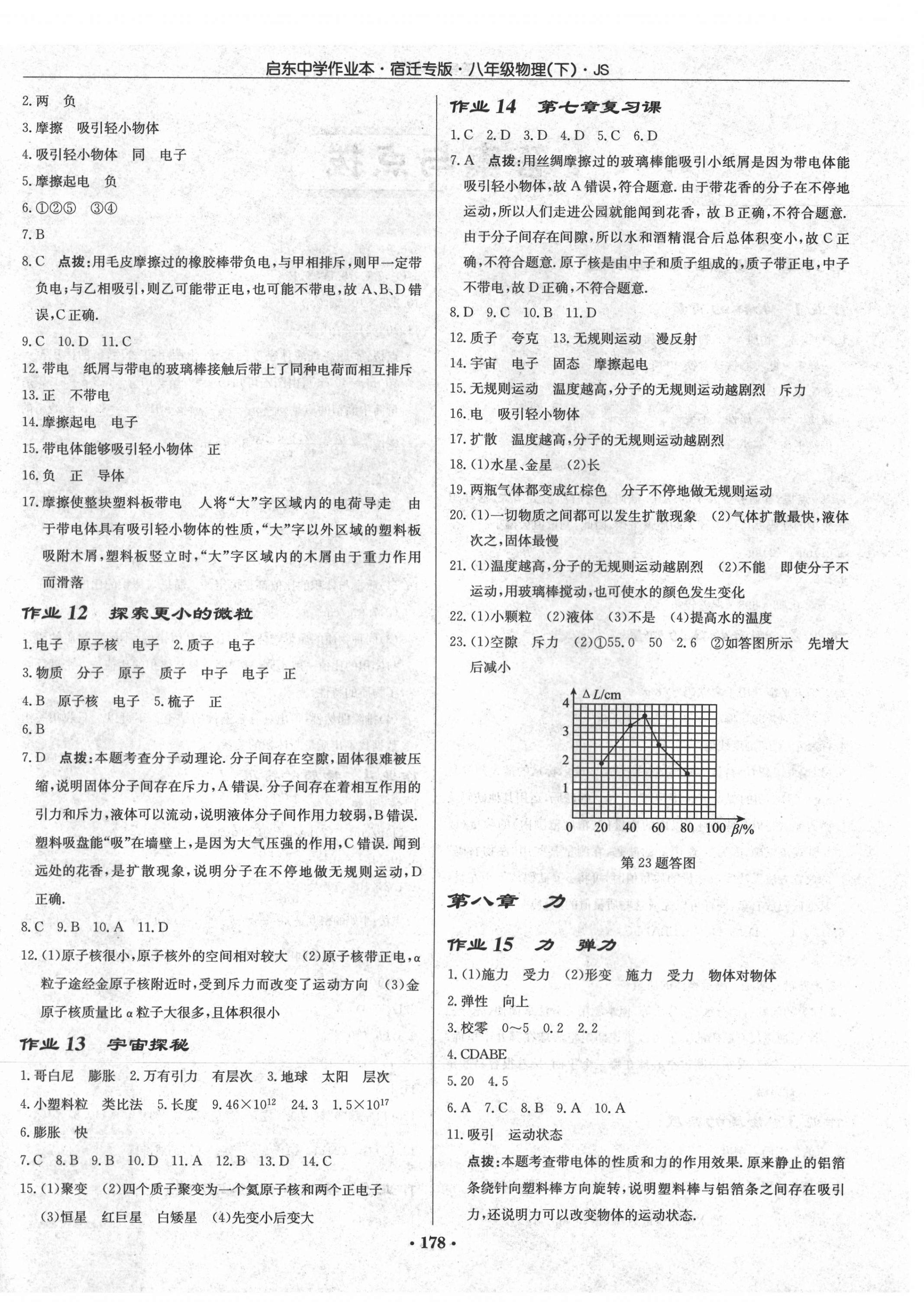 2021年啟東中學作業(yè)本八年級物理下冊蘇科版宿遷專版 第4頁