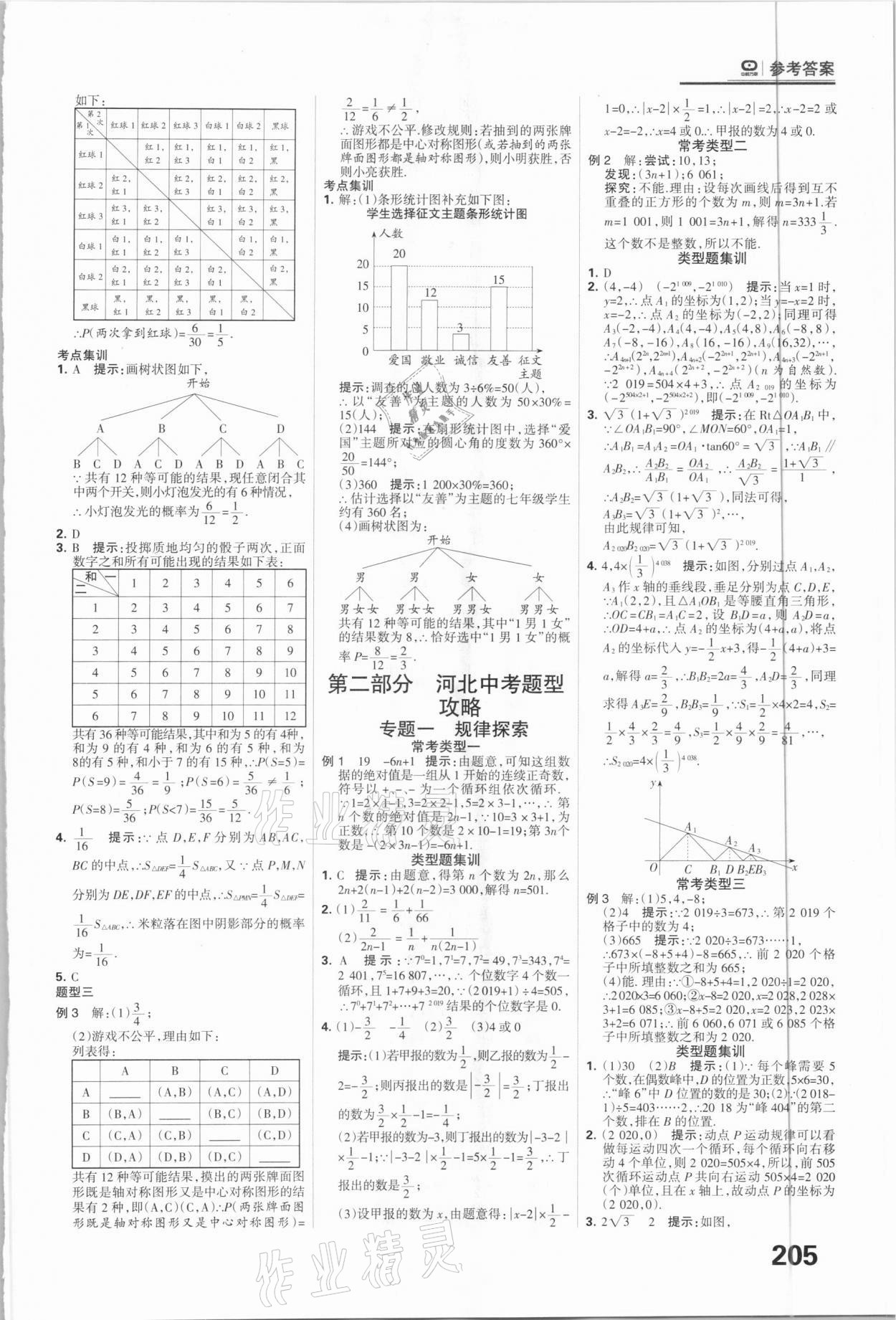 2021年全優(yōu)中考系統(tǒng)總復(fù)習(xí)數(shù)學(xué)河北專用 參考答案第21頁