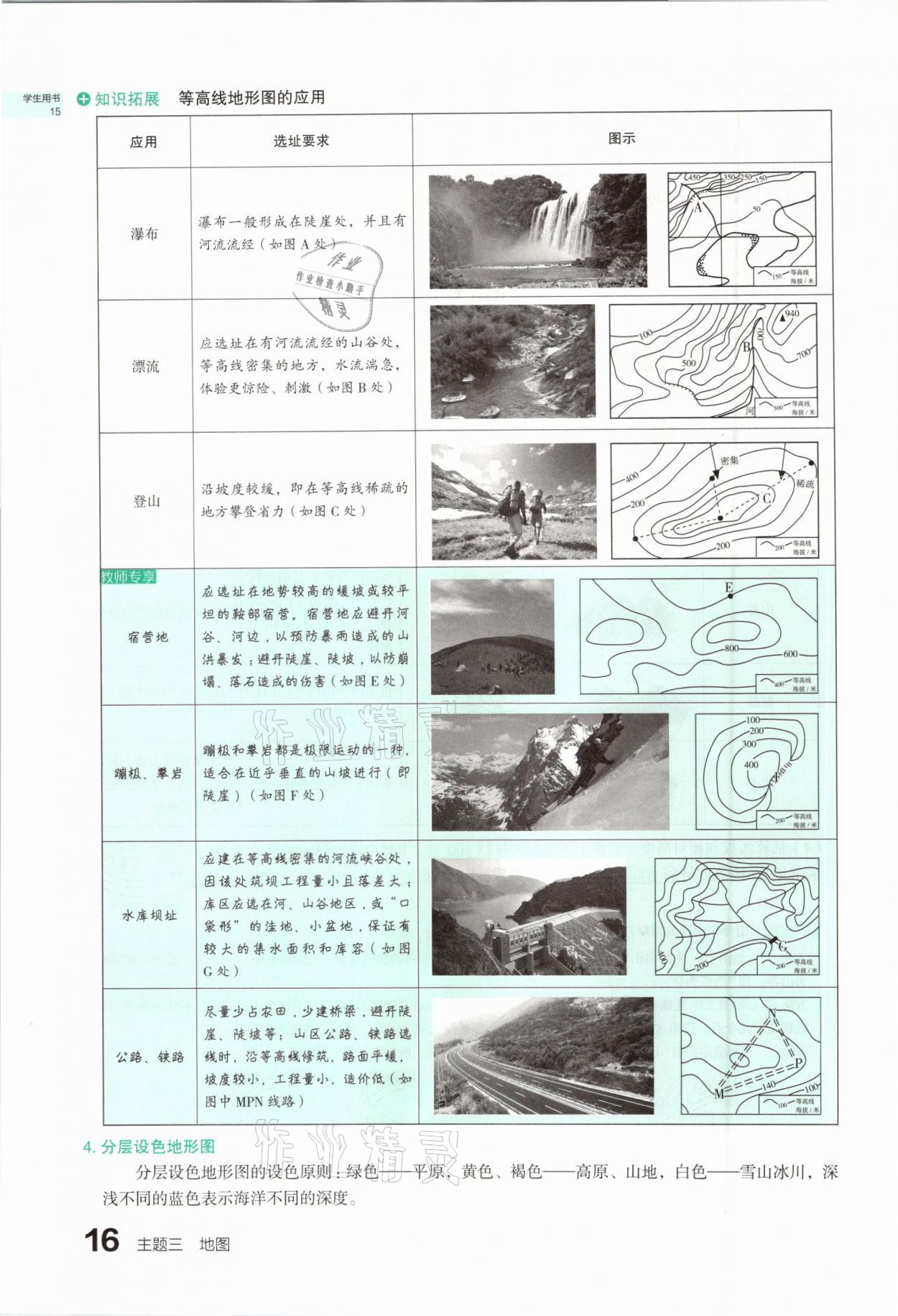 2021年滾動遷移中考總復習地理山西專版 參考答案第16頁