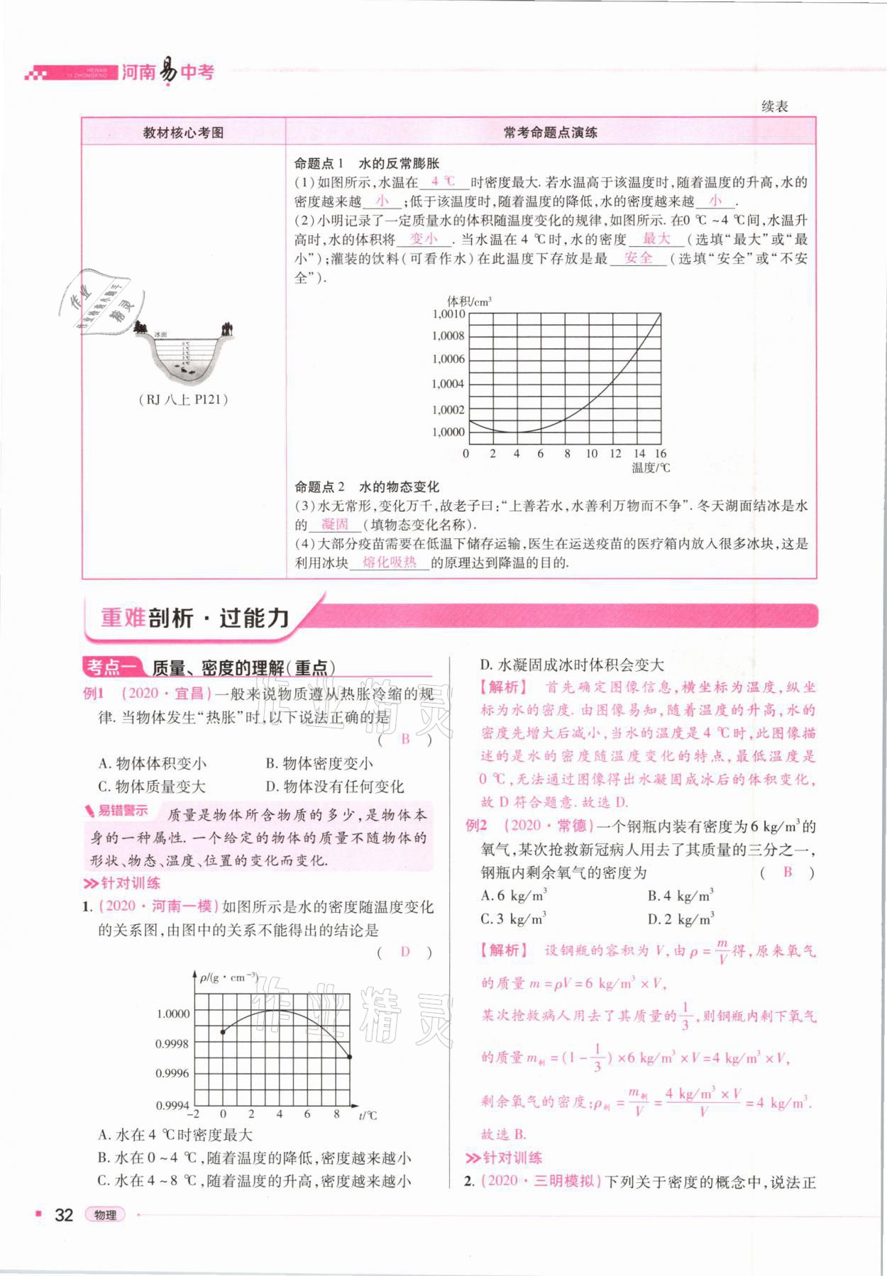 2021年河南易中考物理 參考答案第32頁