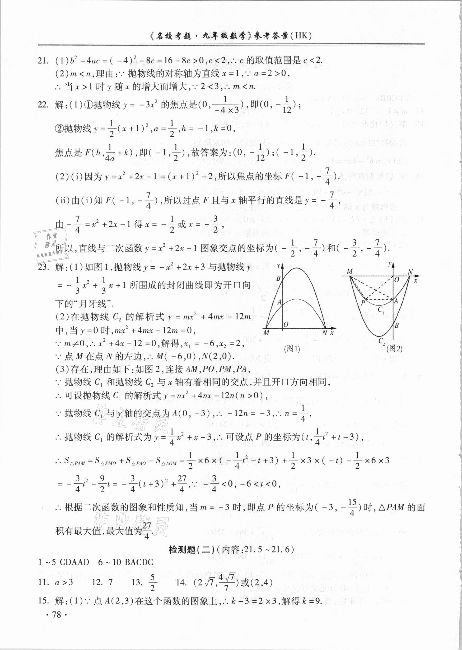 2021年名?？碱}九年級數(shù)學全一冊滬科版 第2頁