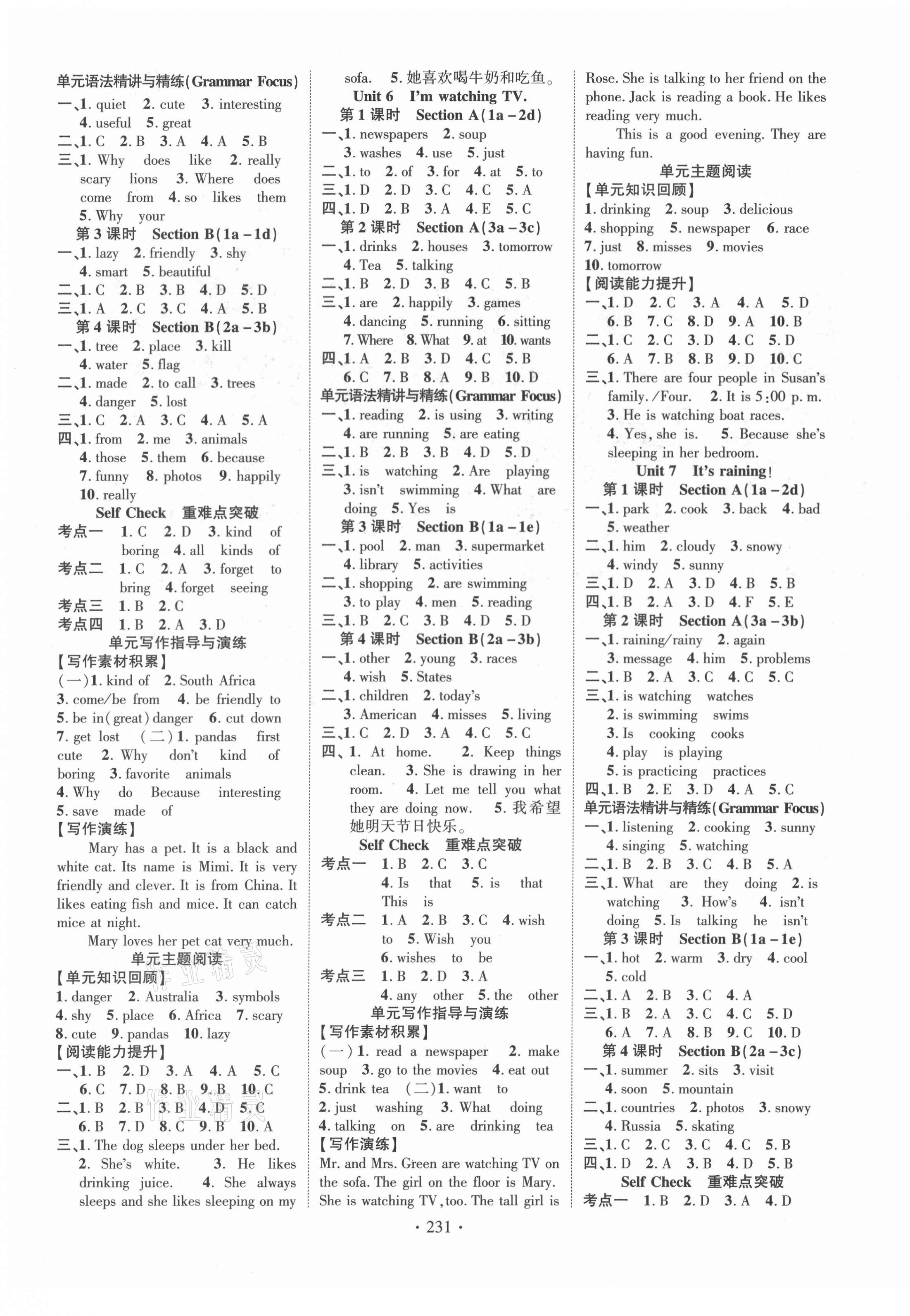 2021年暢優(yōu)新課堂七年級(jí)英語下冊(cè)人教版 第3頁