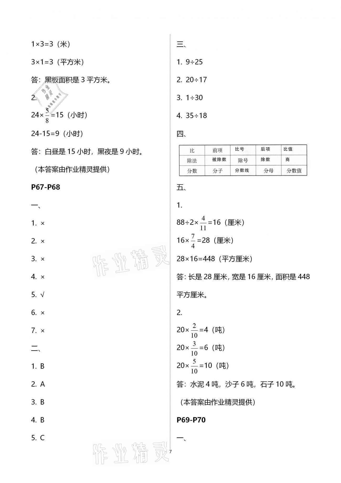 2021年寒假作業(yè)天天練六年級合訂本文心出版社 第7頁