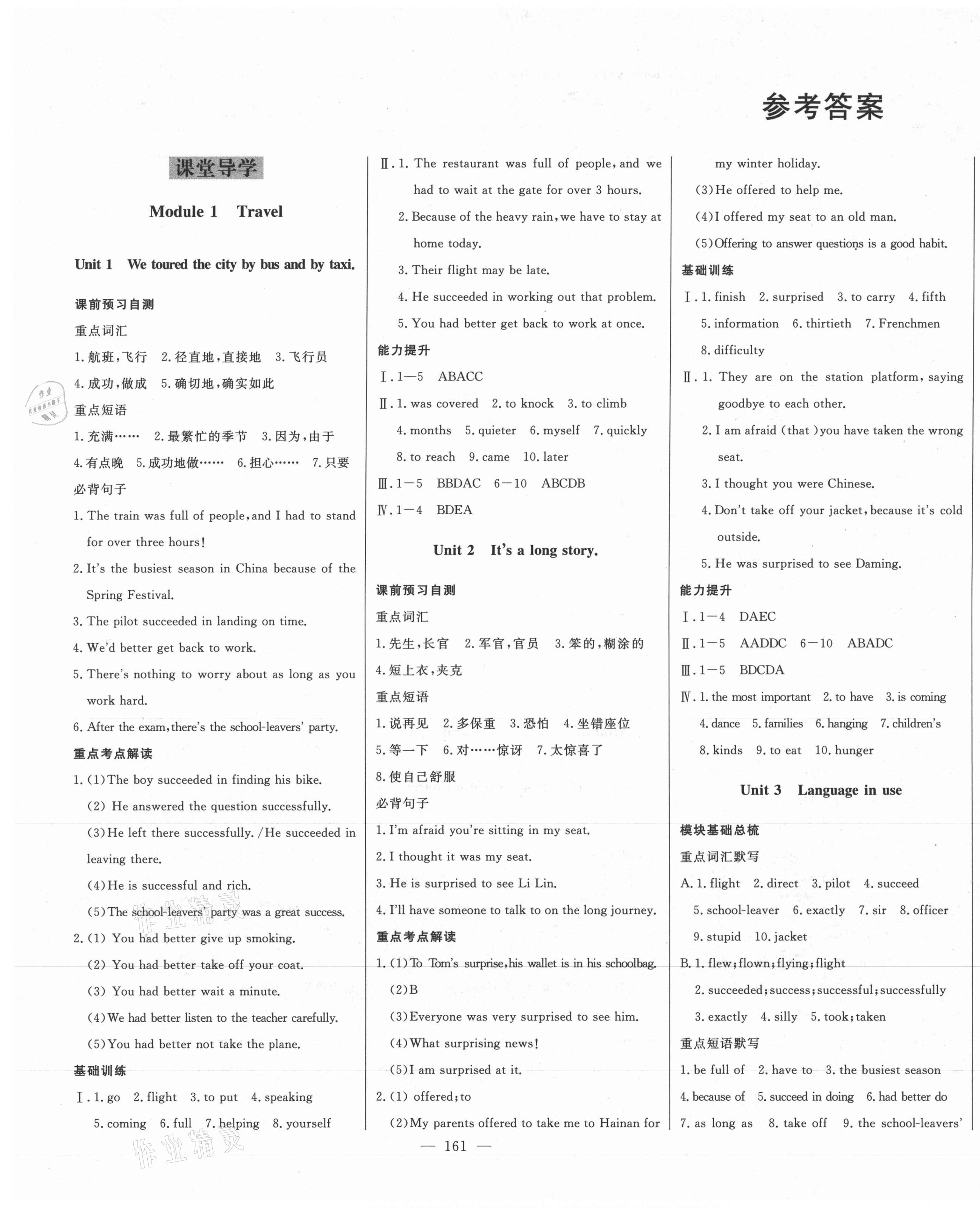 2021年初中新课标名师学案智慧大课堂九年级英语下册外研版 第1页