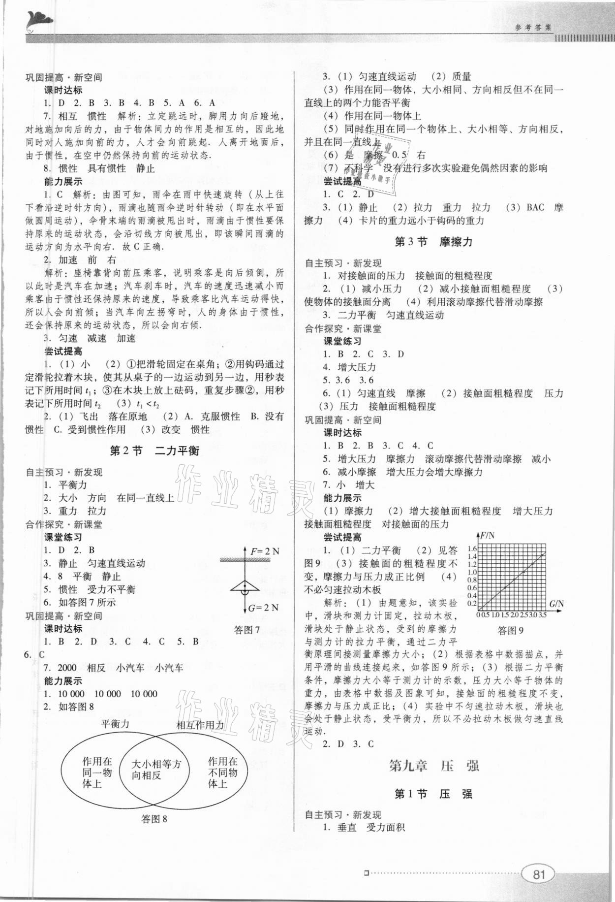 2021年南方新课堂金牌学案八年级物理下册人教版 第3页