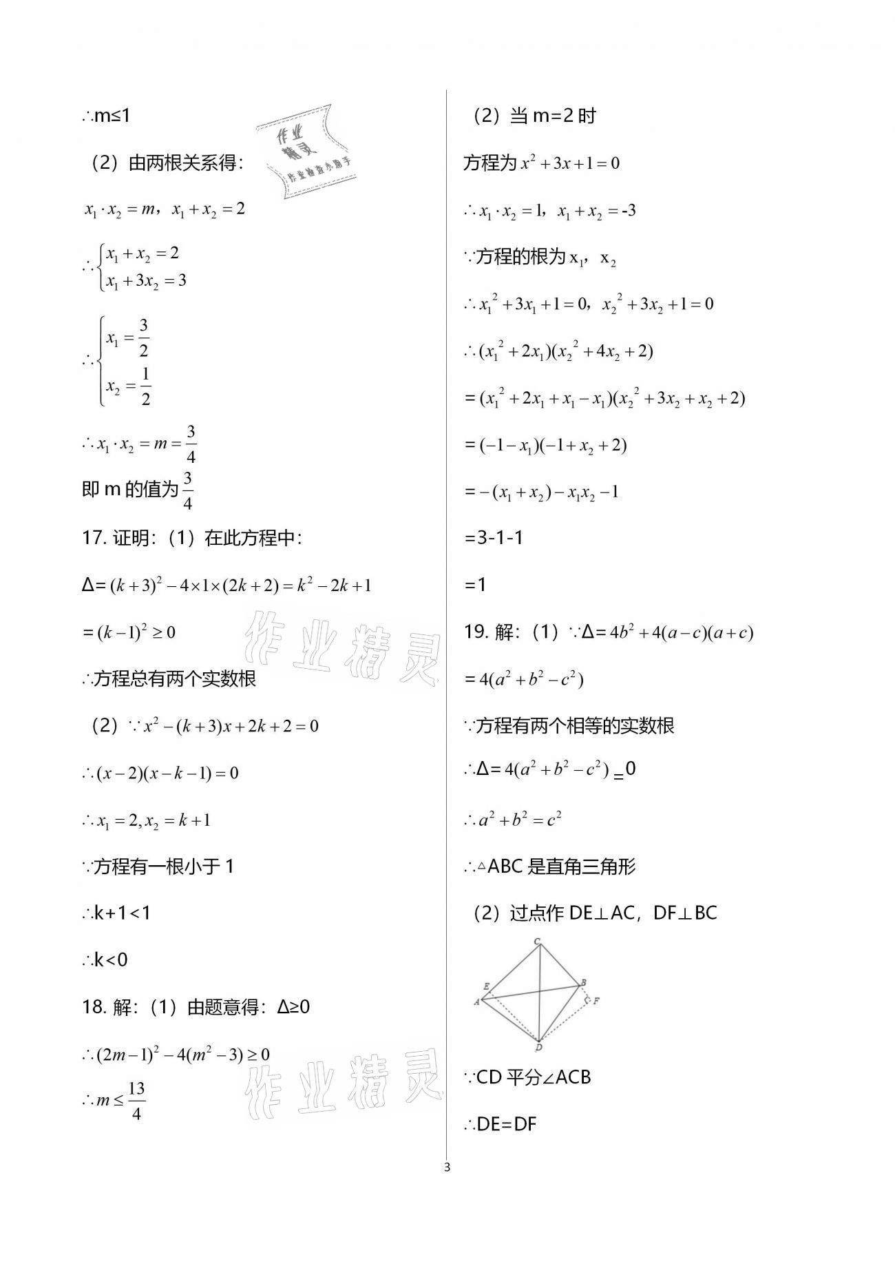 2021年优化学习寒假20天九年级数学江苏适用 第3页