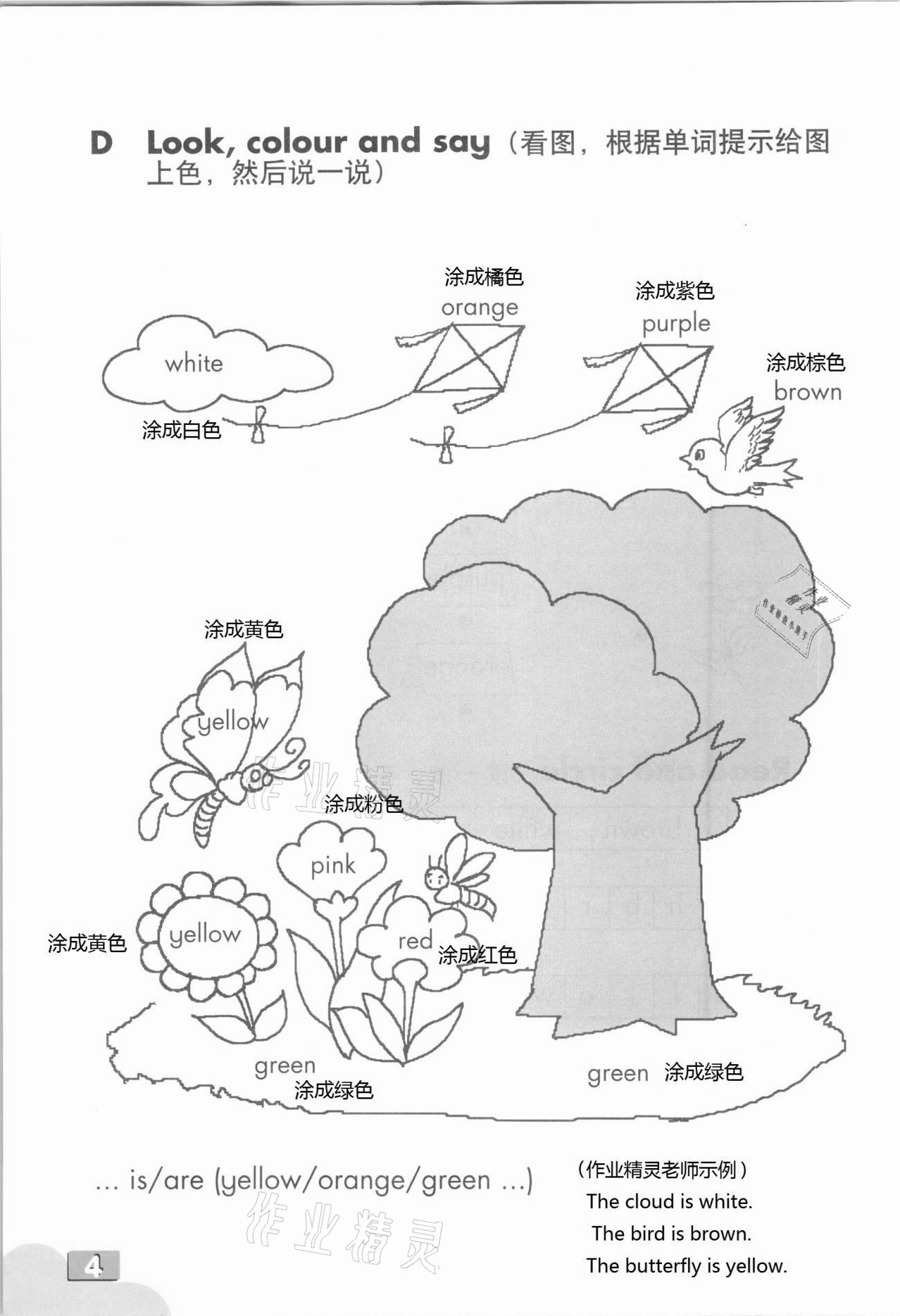 2021年英語(yǔ)練習(xí)部分二年級(jí)第二學(xué)期牛津上海版 參考答案第3頁(yè)