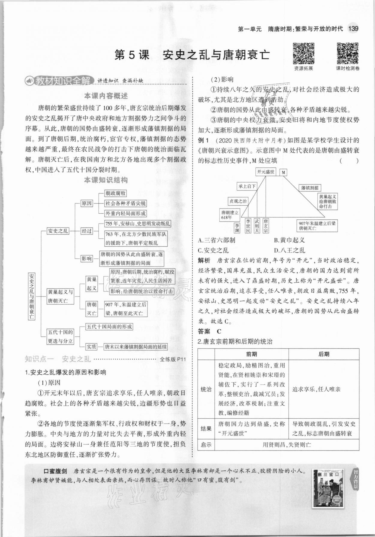 2021年教材課本七年級歷史下冊人教版 參考答案第13頁