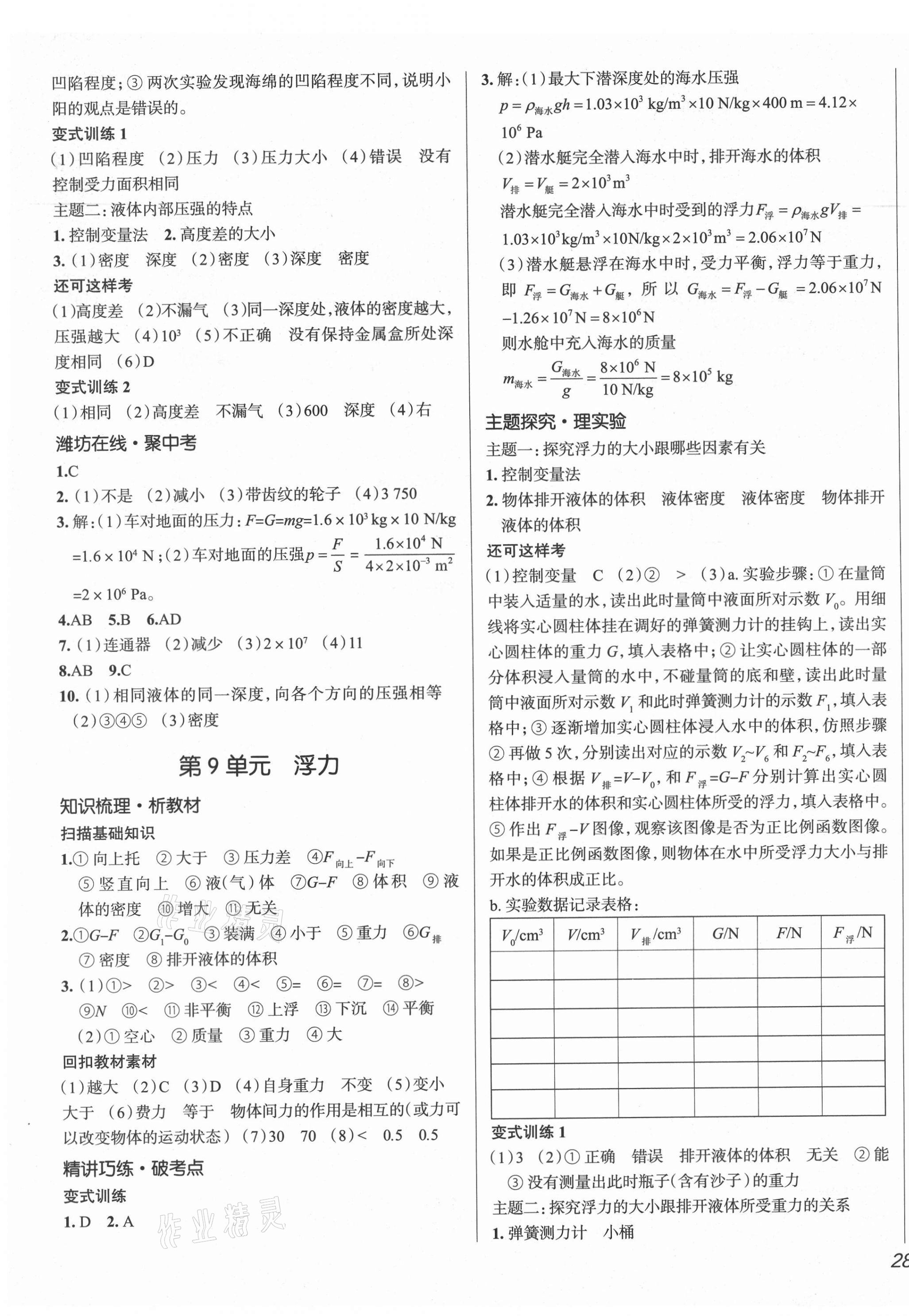 2021年中考零距离物理潍坊专版 第7页