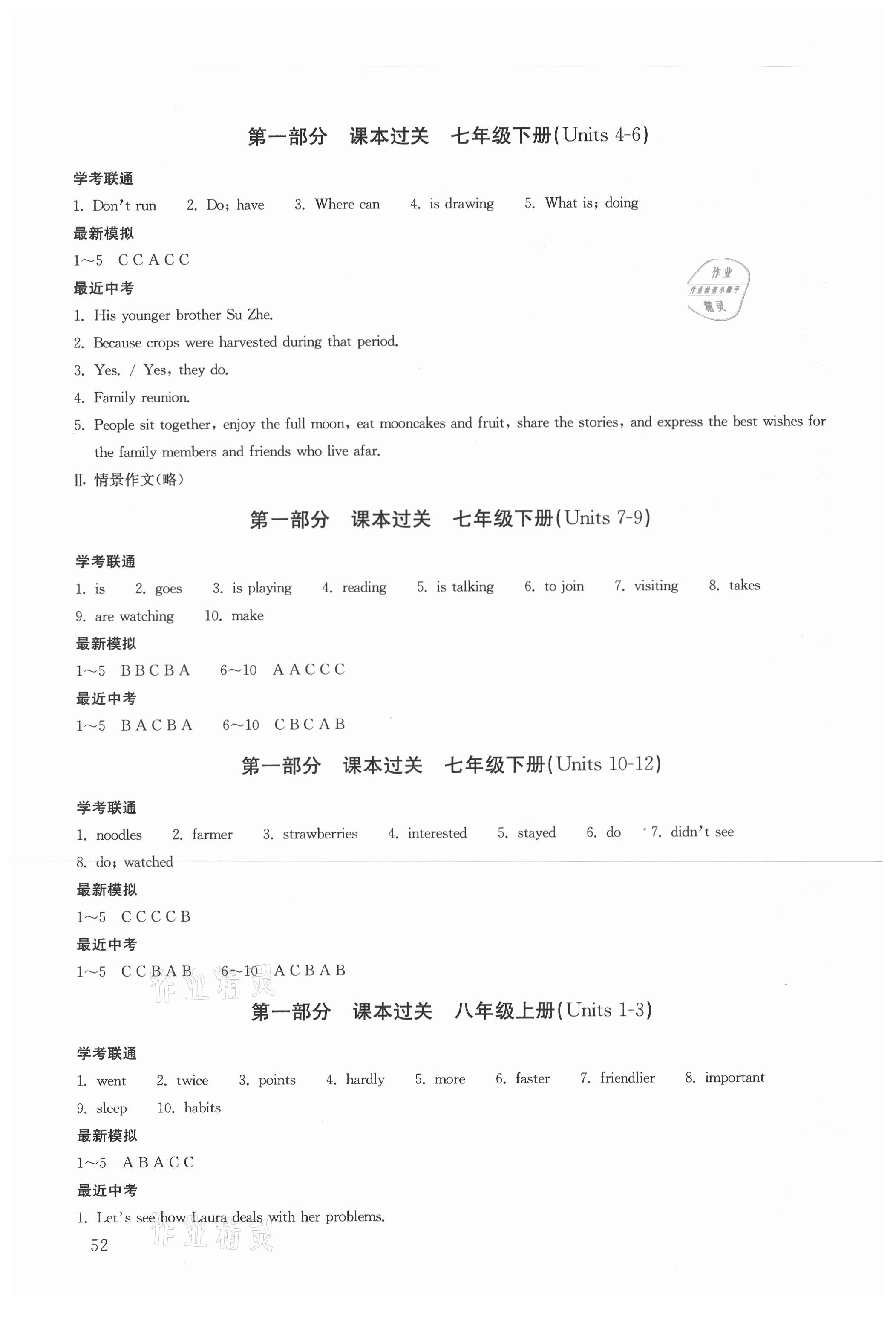 2021年初中學(xué)業(yè)考試指導(dǎo)叢書英語株洲專版 第2頁