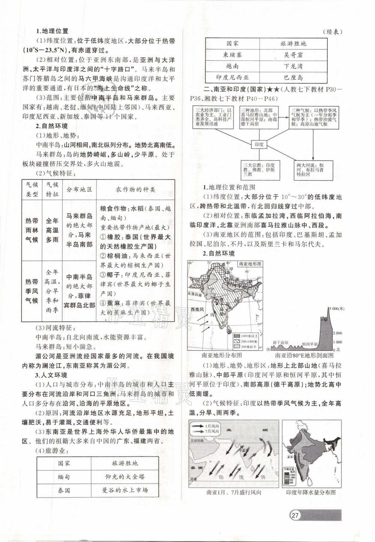 2021年聚焦中考地理福建專版 參考答案第27頁