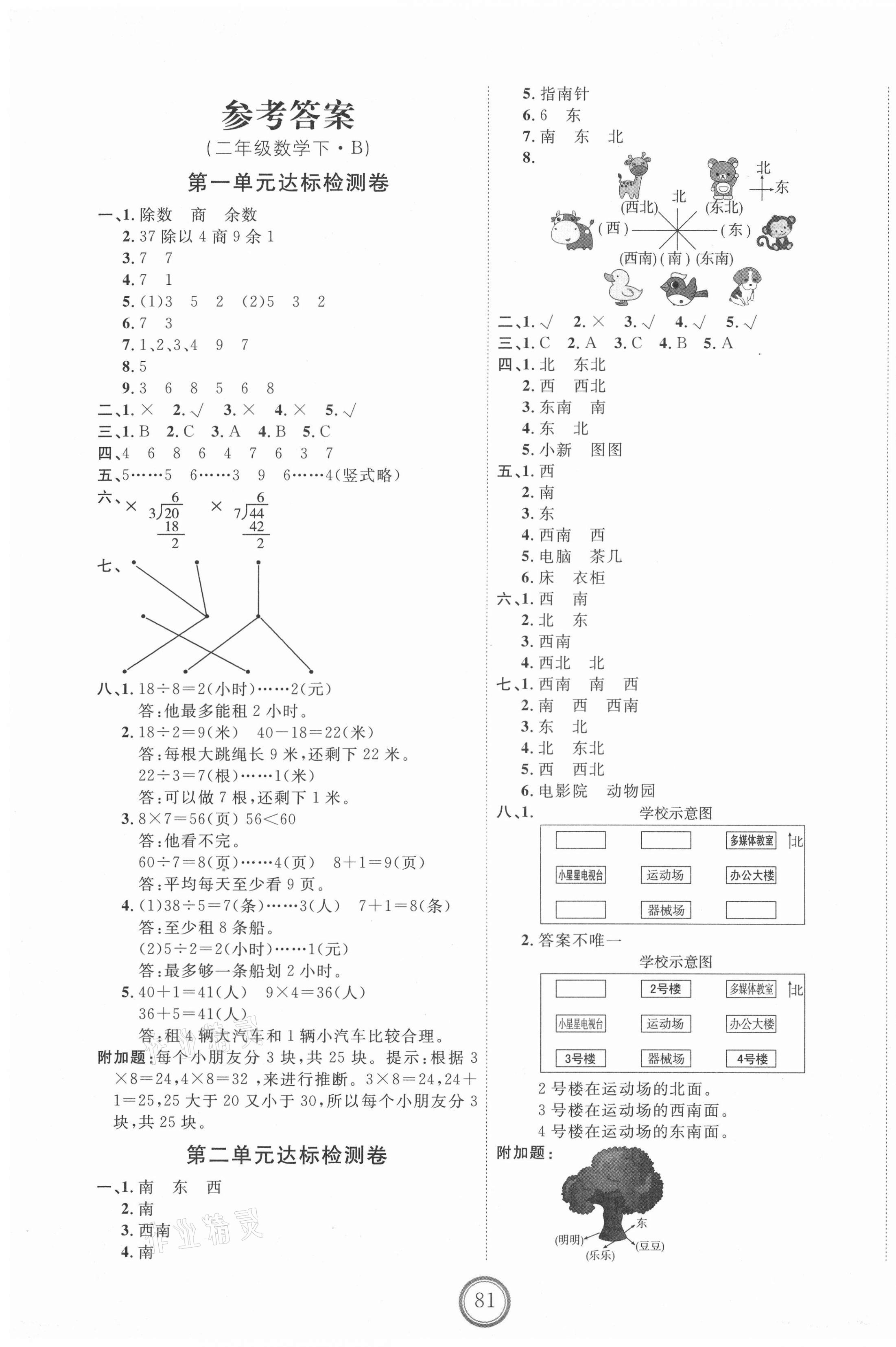 2021年優(yōu)加密卷二年級(jí)數(shù)學(xué)下冊(cè)北師大版 第1頁(yè)